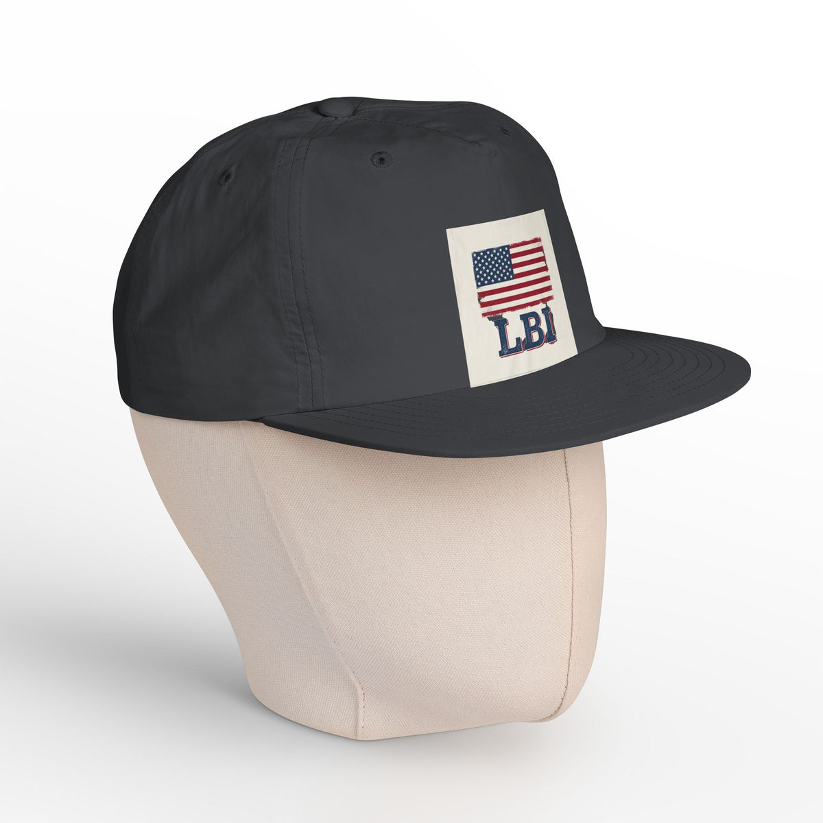 AMERICAN FLAG LBI  Embroidered Globe Baseball Hat