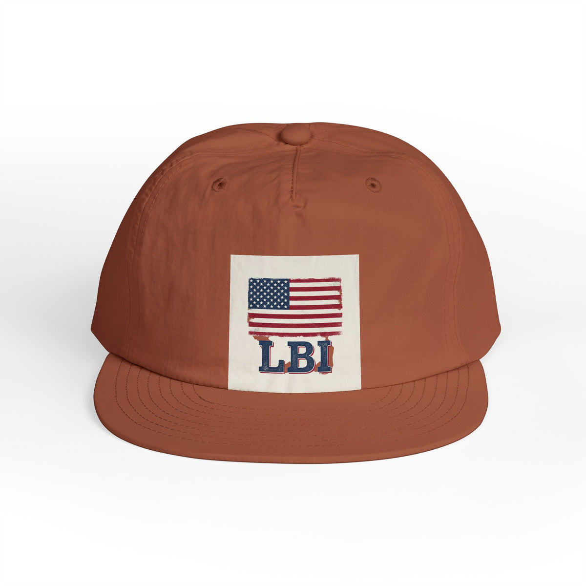 AMERICAN FLAG LBI  Embroidered Globe Baseball Hat