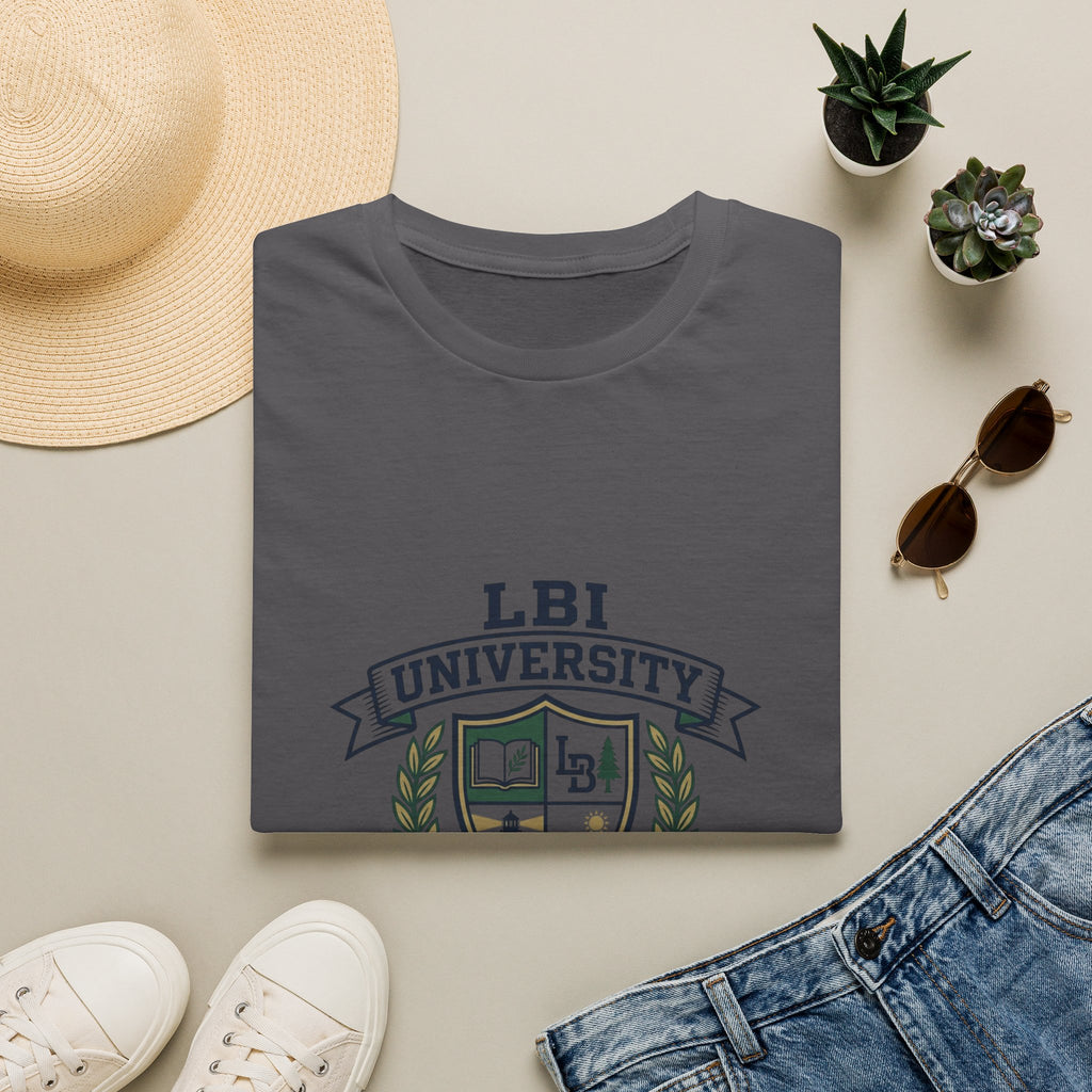 LBI UNIVERSITY 08008 T‑Shirt Trademarked