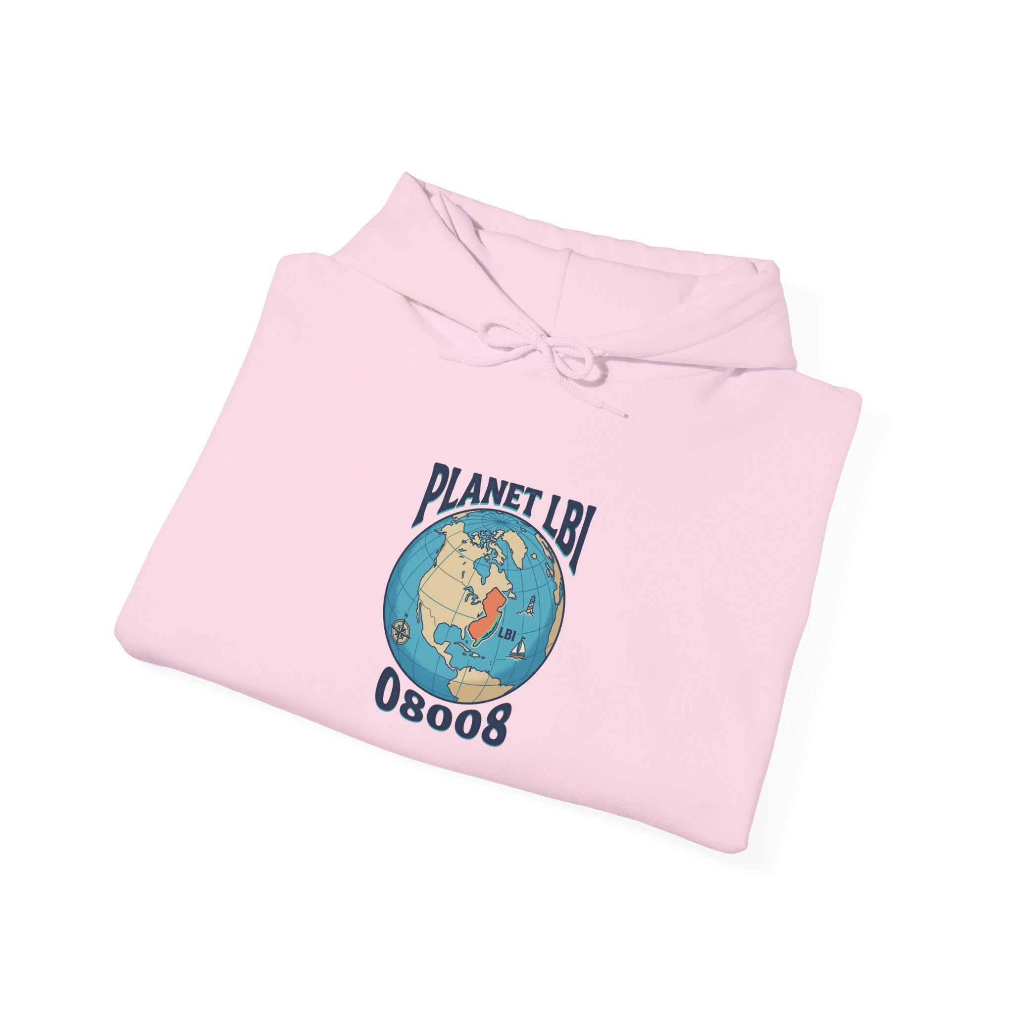 Planet LBI Hoodie with 08008 NJ