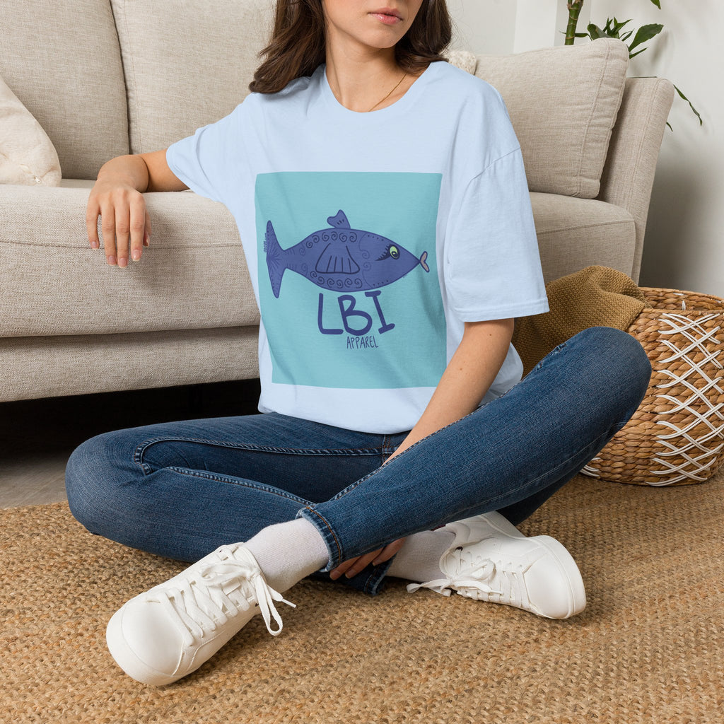 LBI Apparel T-Shirt — Beachy Fish Graphic Tee (a)
