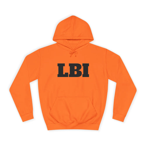 LBI College Hoodie — Classic Campus Lettering Pullover