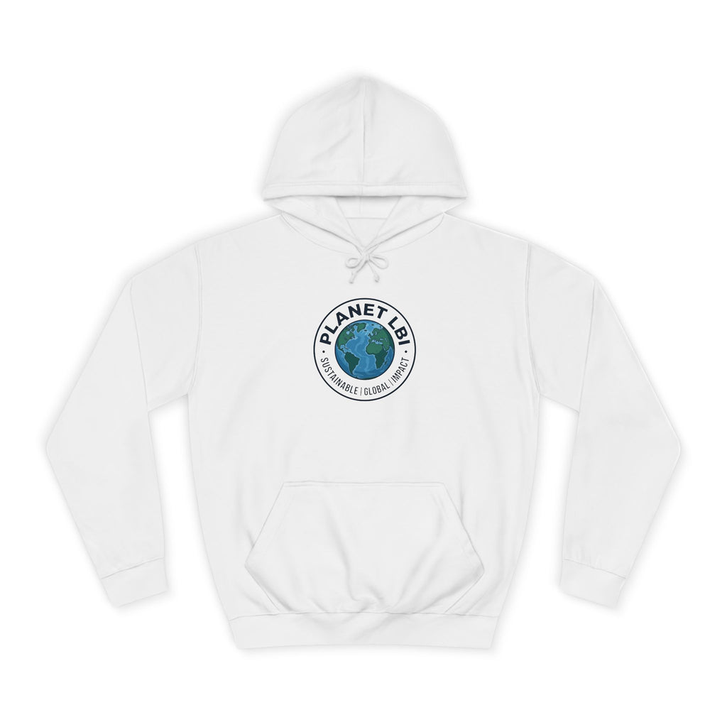Planet LBI Hoodie — Earth Graphic Eco-Friendly Sweatshirt
