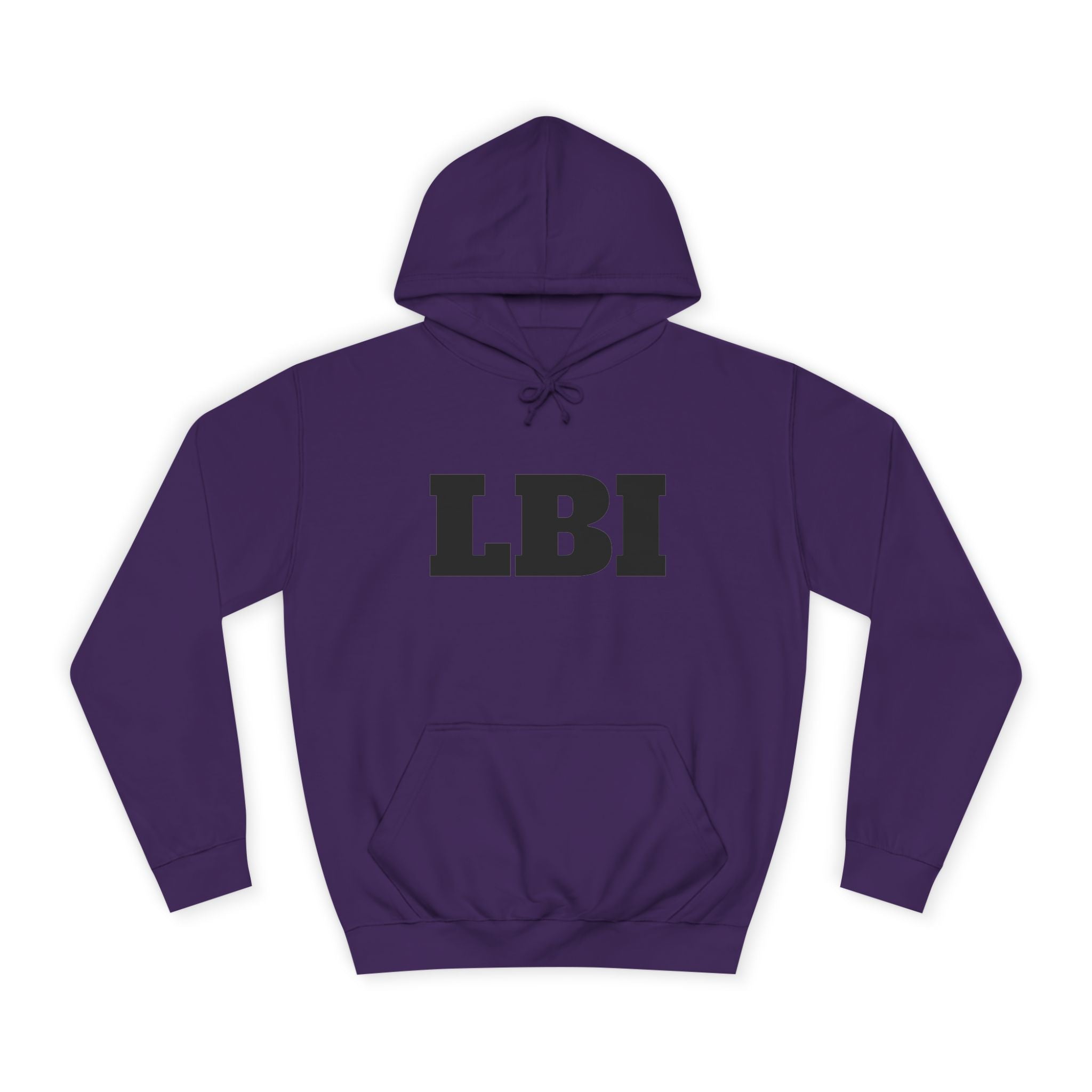 LBI College Hoodie — Classic Campus Lettering Pullover