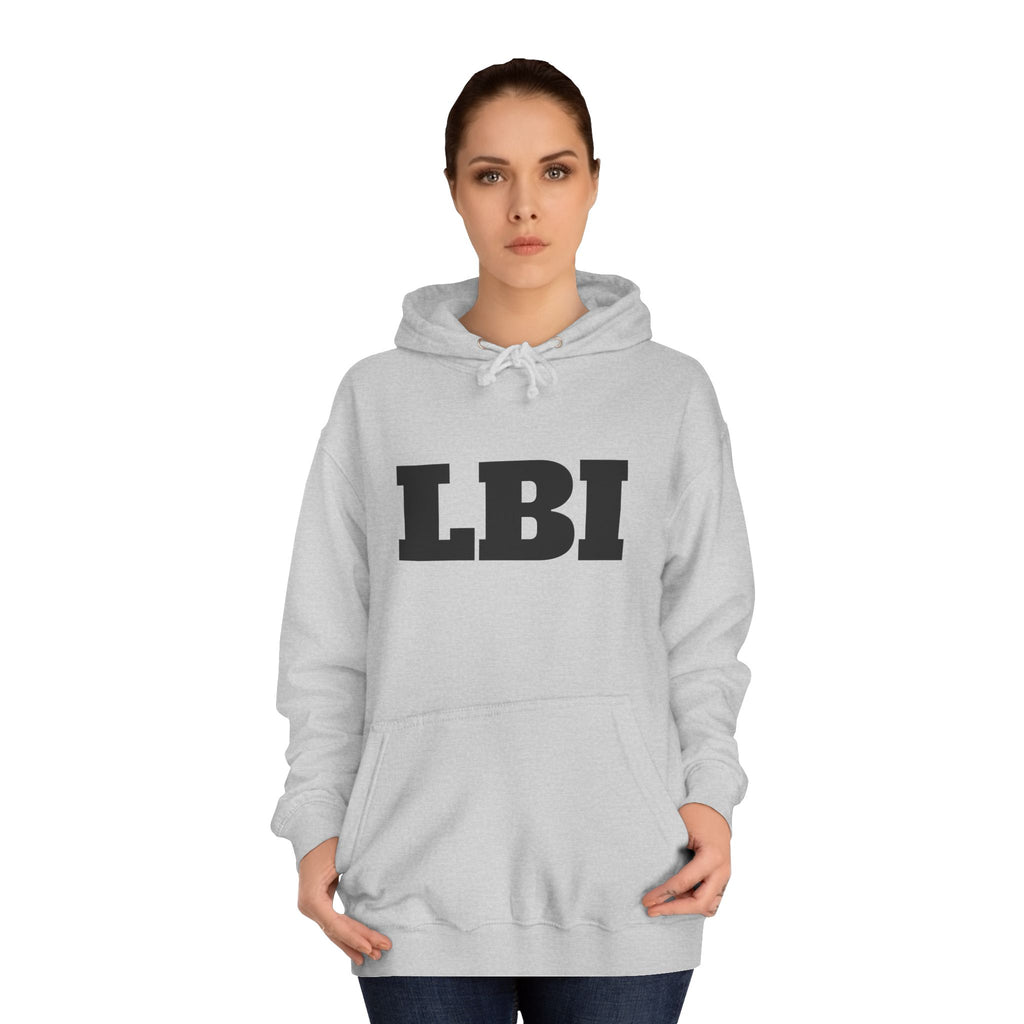 LBI College Hoodie — Classic Campus Lettering Pullover