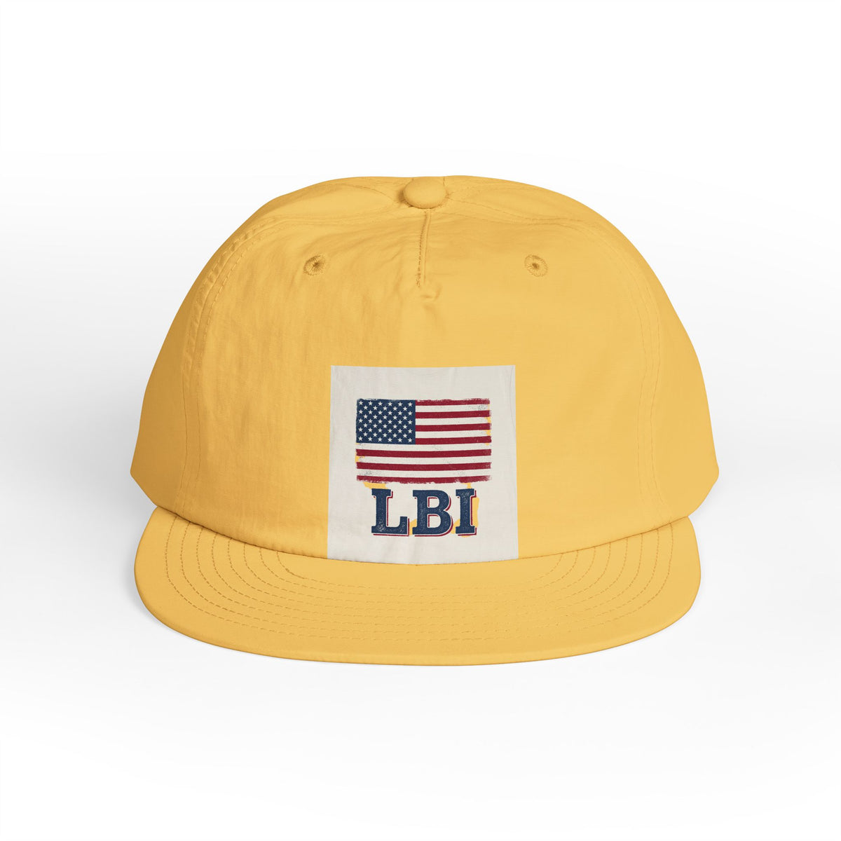 AMERICAN FLAG LBI  Embroidered Globe Baseball Hat