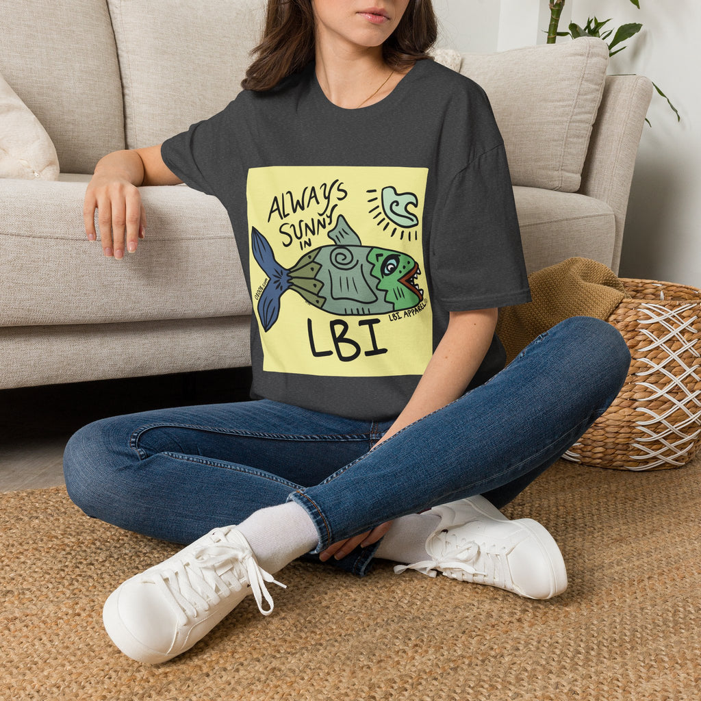 Always Sunny in LBI T-Shirt — Beachy Fish Graphic Tee