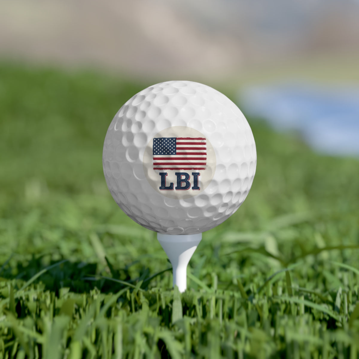 LBI Flag Golf Balls, 6pcs