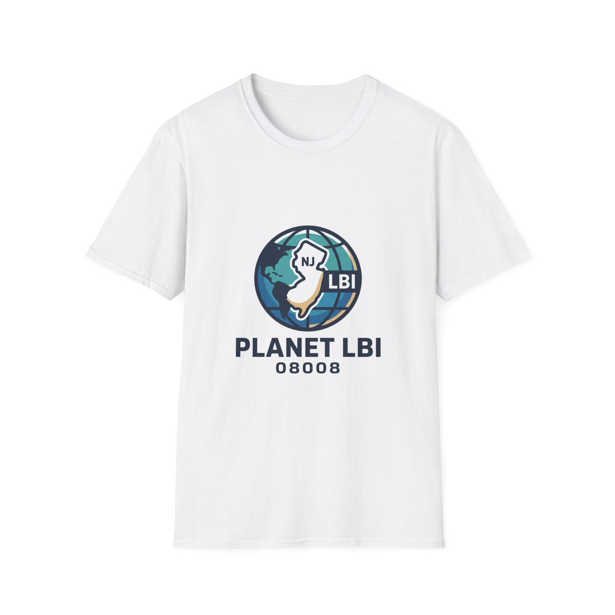 Planet LBI 08008 Graphic T‑Shirt —  Eco Vibe Tee