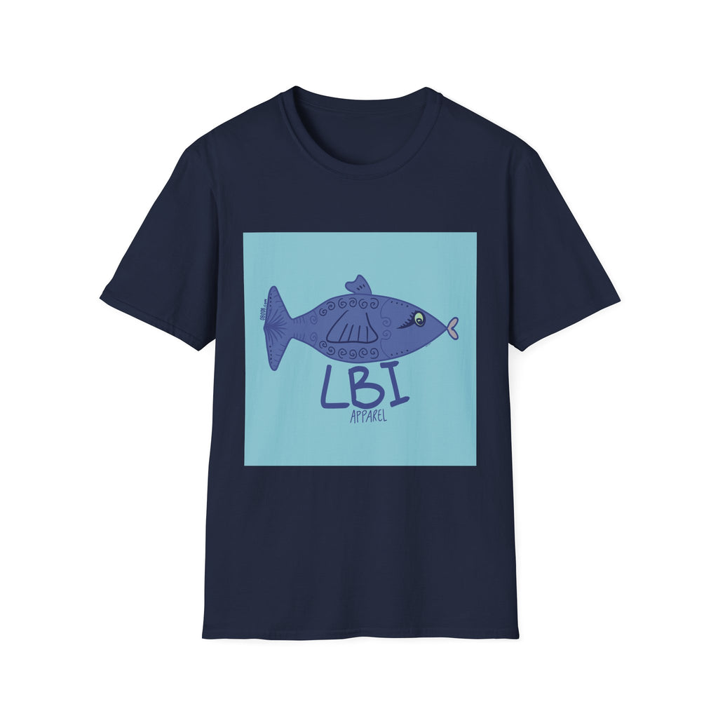 LBI Apparel T-Shirt — Beachy Fish Graphic Tee (a)