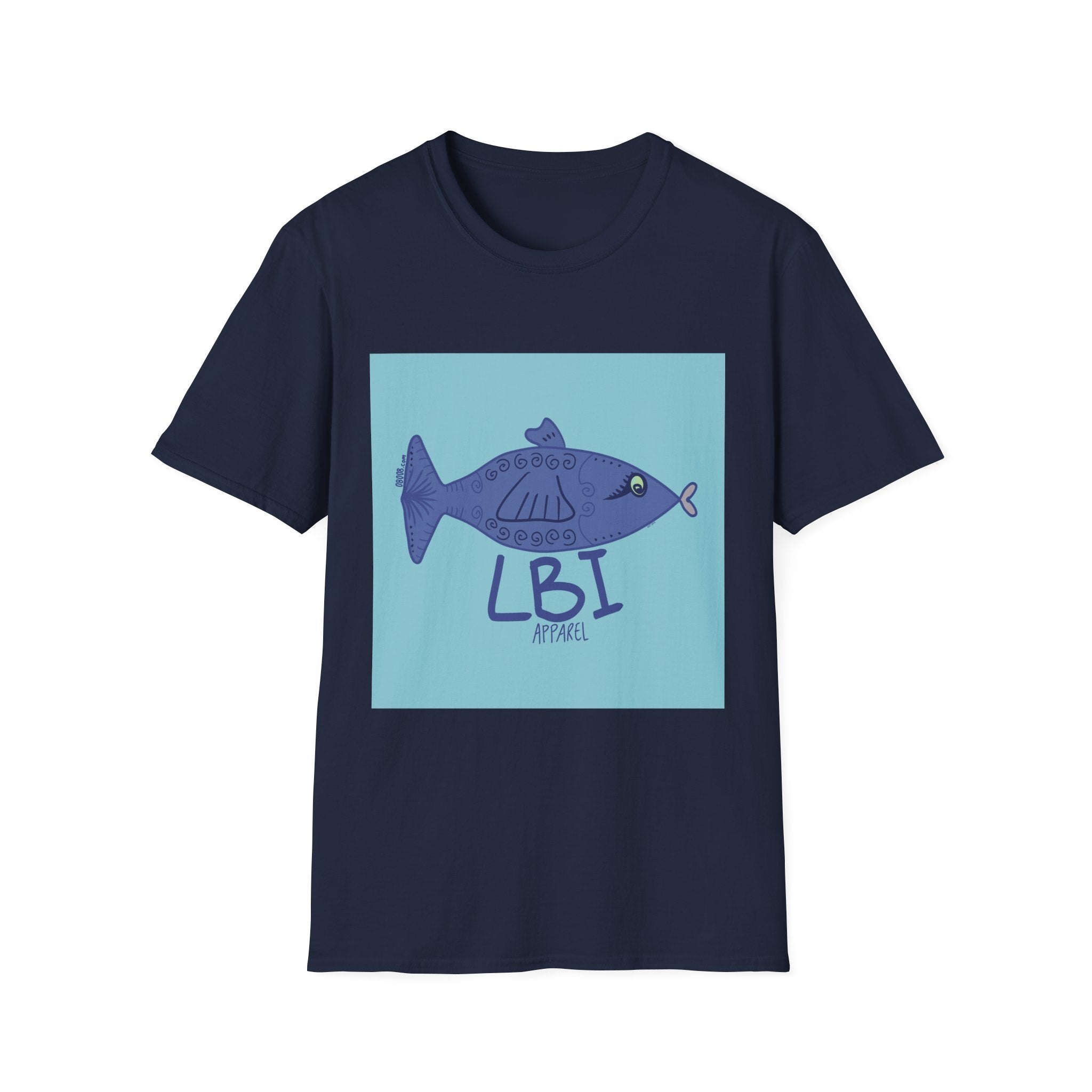 LBI Apparel T-Shirt — Beachy Fish Graphic Tee (a)