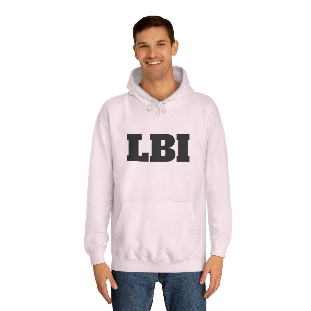 LBI College Hoodie — Classic Campus Lettering Pullover