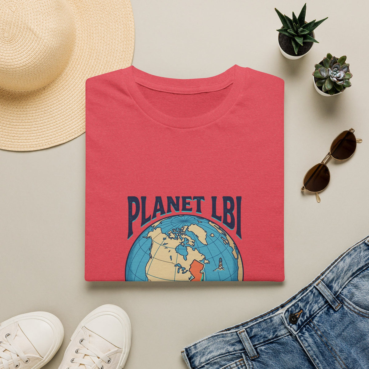 PLANET LBI 08008 NJ Trademarked T‑Shirt