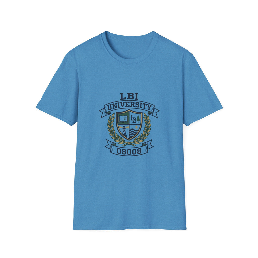 LBI UNIVERSITY 08008 T‑Shirt Trademarked