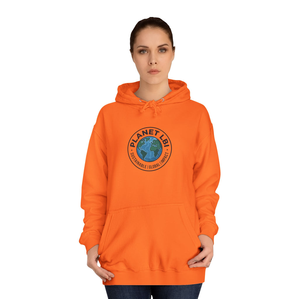 Planet LBI Hoodie — Earth Graphic Eco-Friendly Sweatshirt