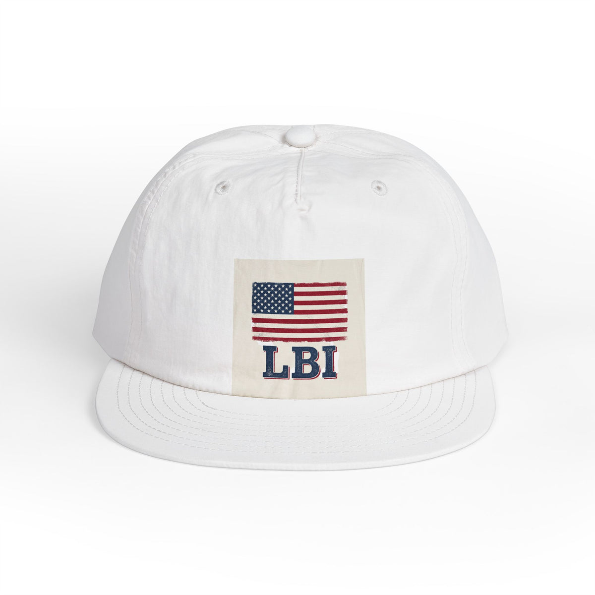 AMERICAN FLAG LBI  Embroidered Globe Baseball Hat