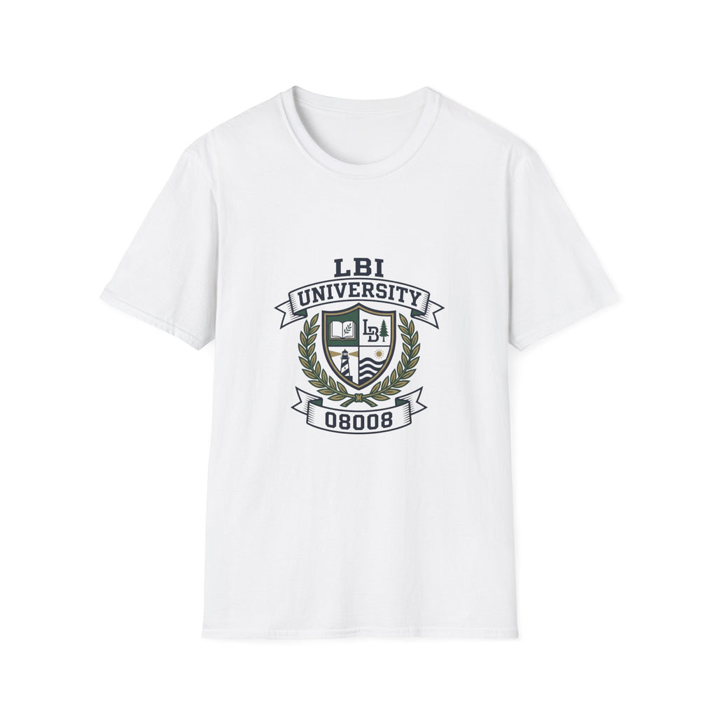 LBI UNIVERSITY 08008 T‑Shirt Trademarked