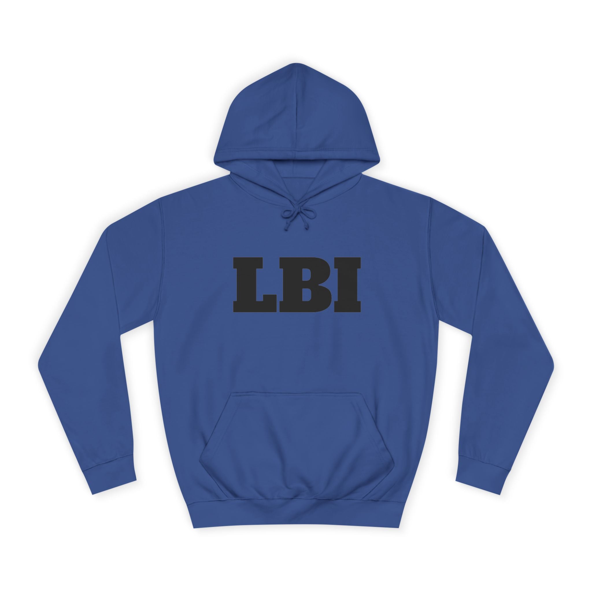 LBI College Hoodie — Classic Campus Lettering Pullover