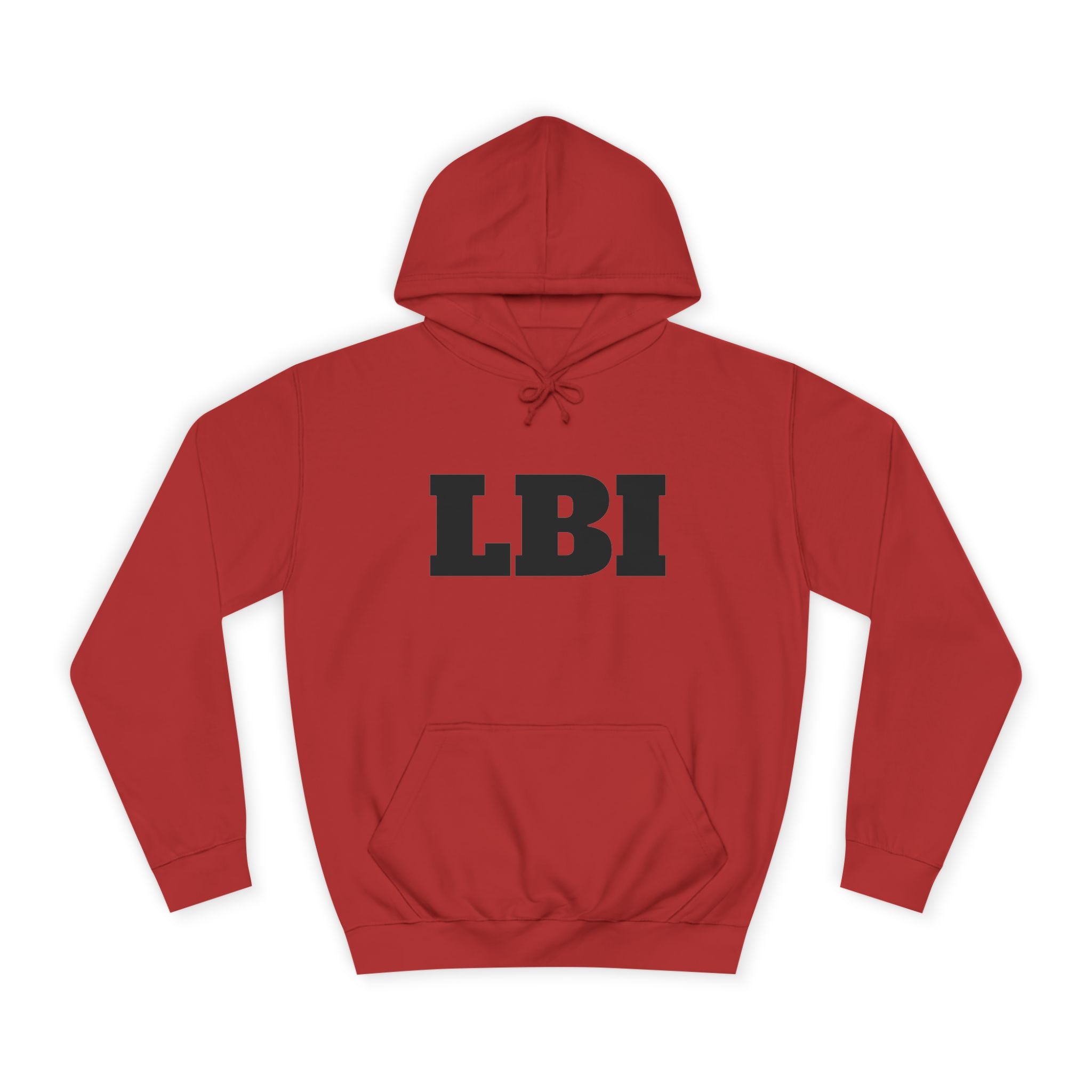 LBI College Hoodie — Classic Campus Lettering Pullover