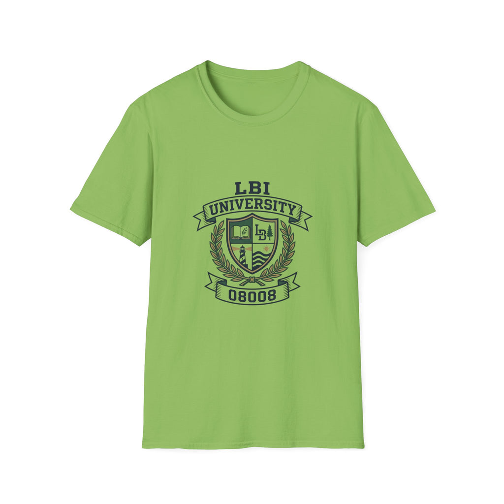 LBI UNIVERSITY 08008 T‑Shirt Trademarked