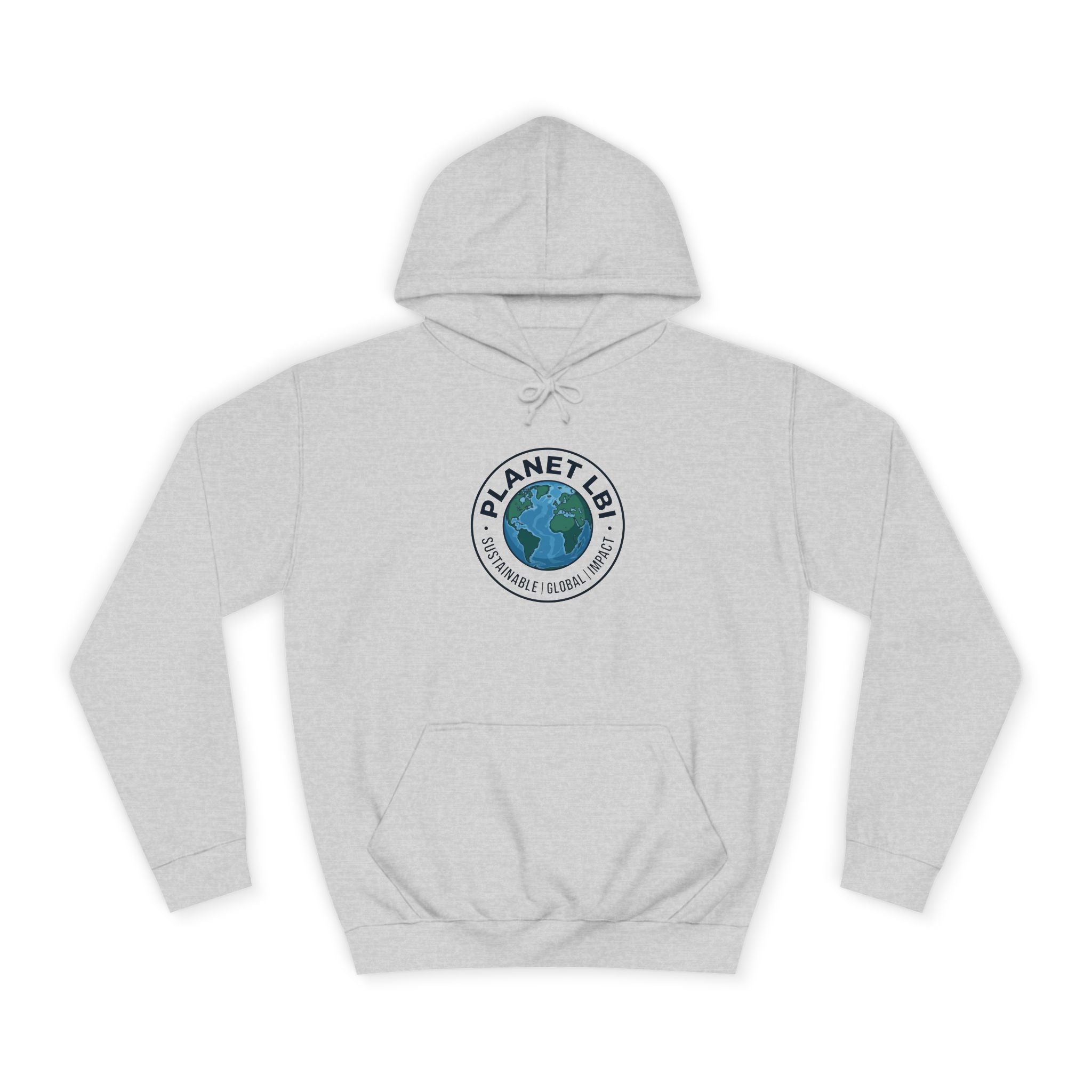 Planet LBI Hoodie — Earth Graphic Eco-Friendly Sweatshirt