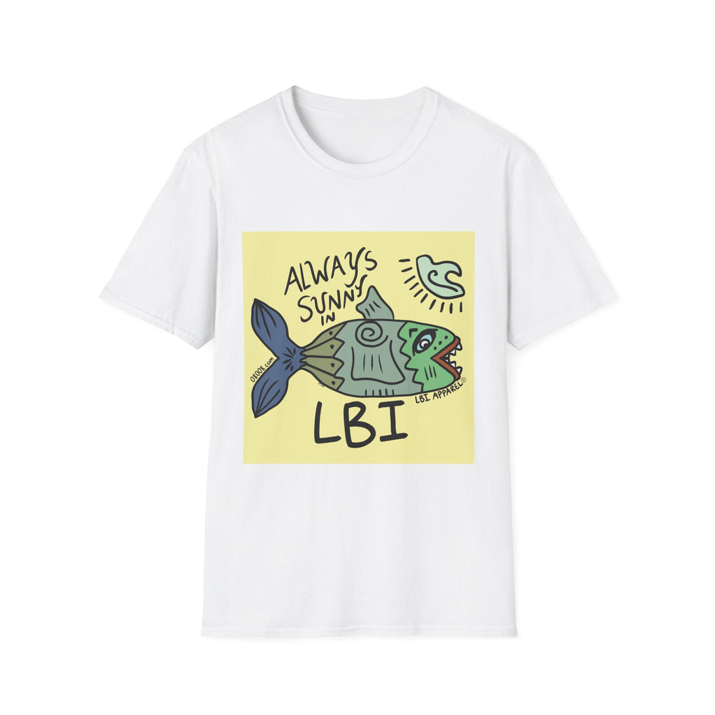 Always Sunny in LBI T-Shirt — Beachy Fish Graphic Tee