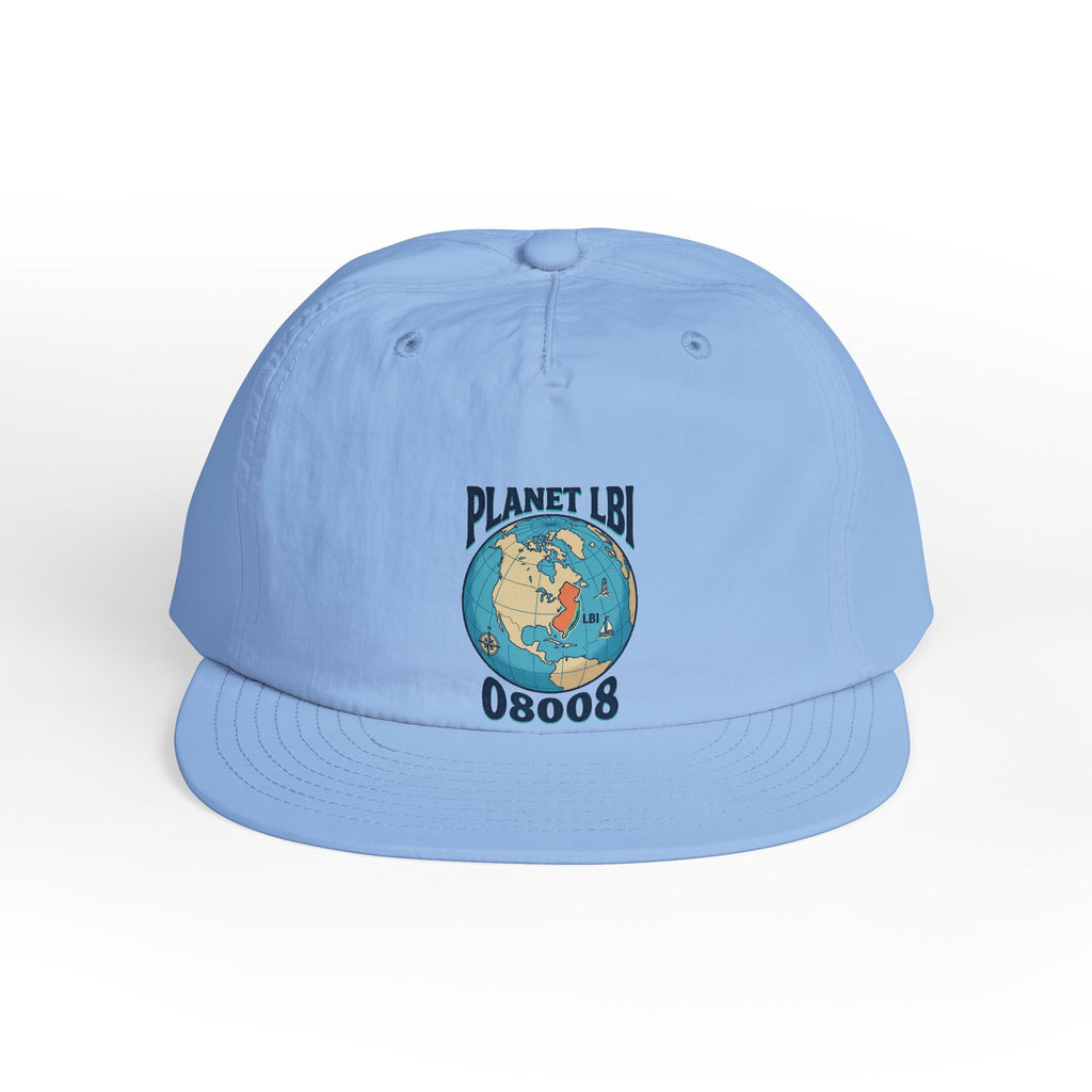 Planet LBI 08008 NJ Embroidered Globe Baseball Hat