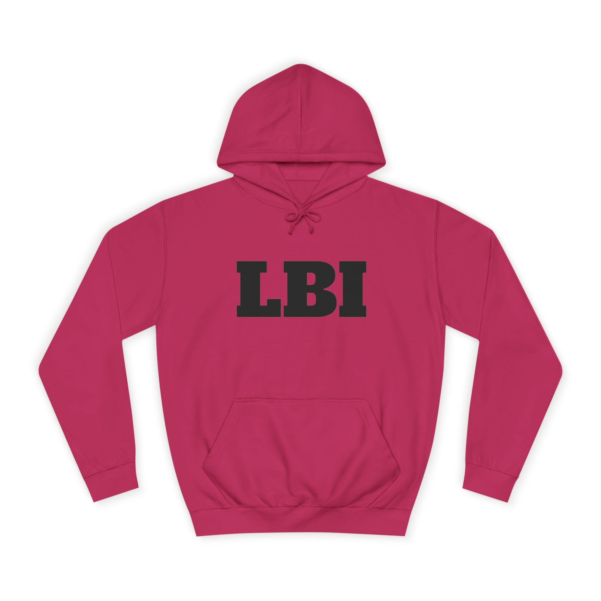 LBI College Hoodie — Classic Campus Lettering Pullover