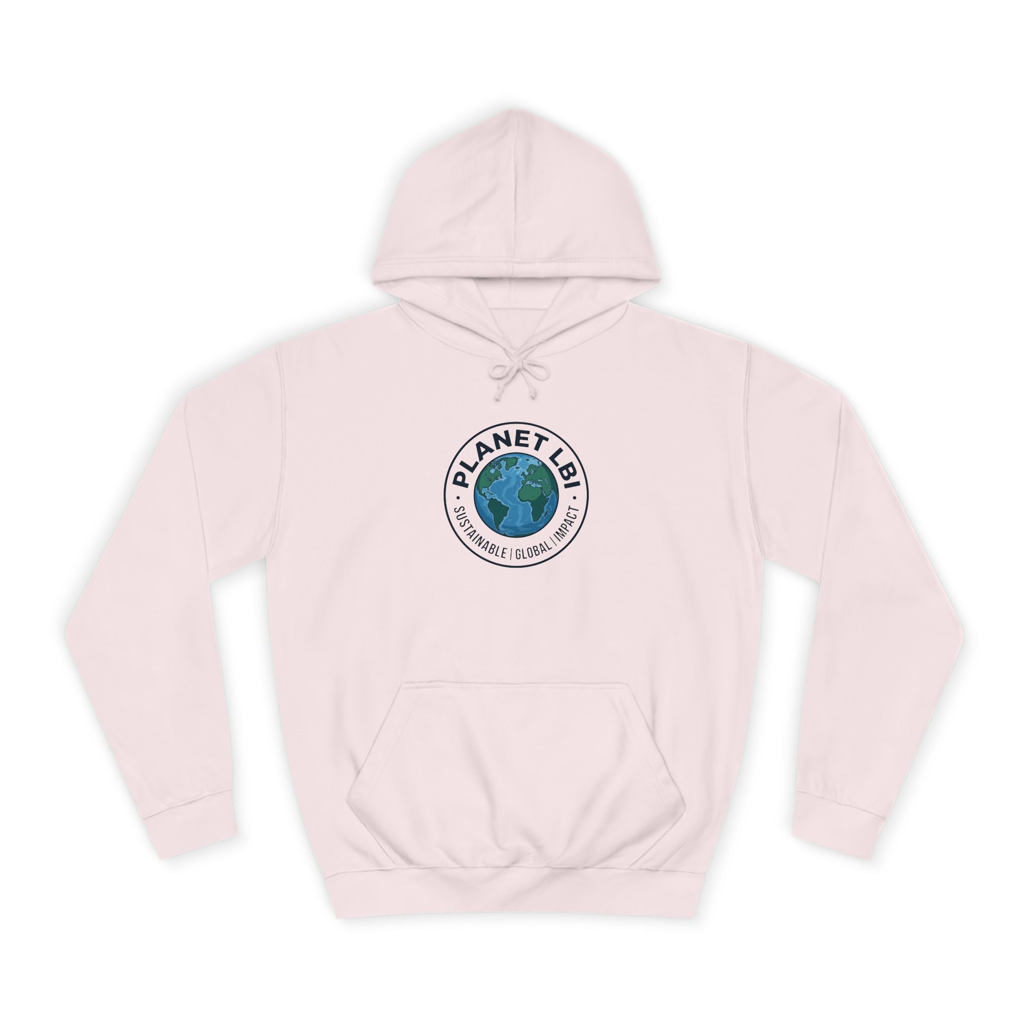 Planet LBI Hoodie — Earth Graphic Eco-Friendly Sweatshirt
