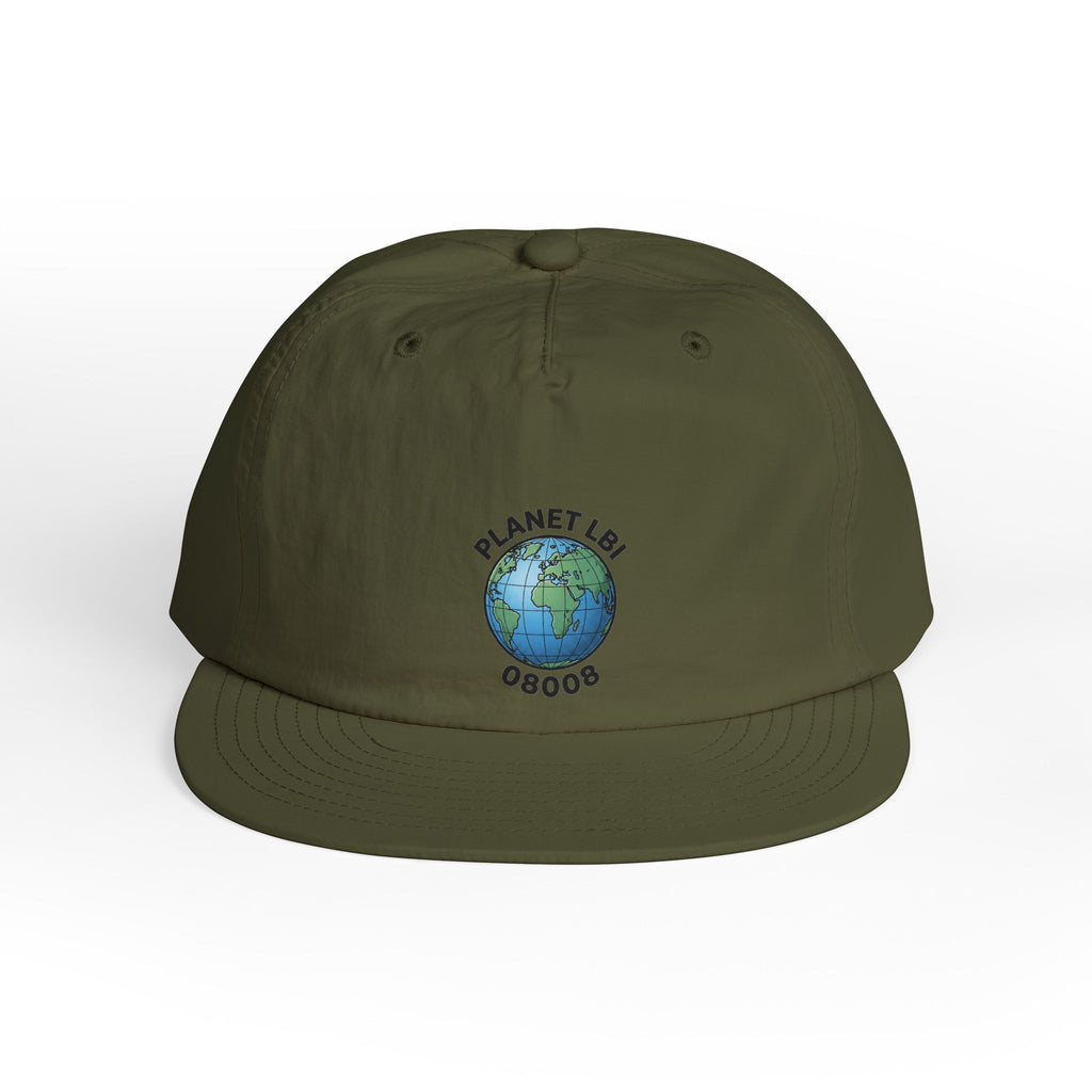Surf Cap — 'Planet LBI ' Embroidered Globe Baseball Hat