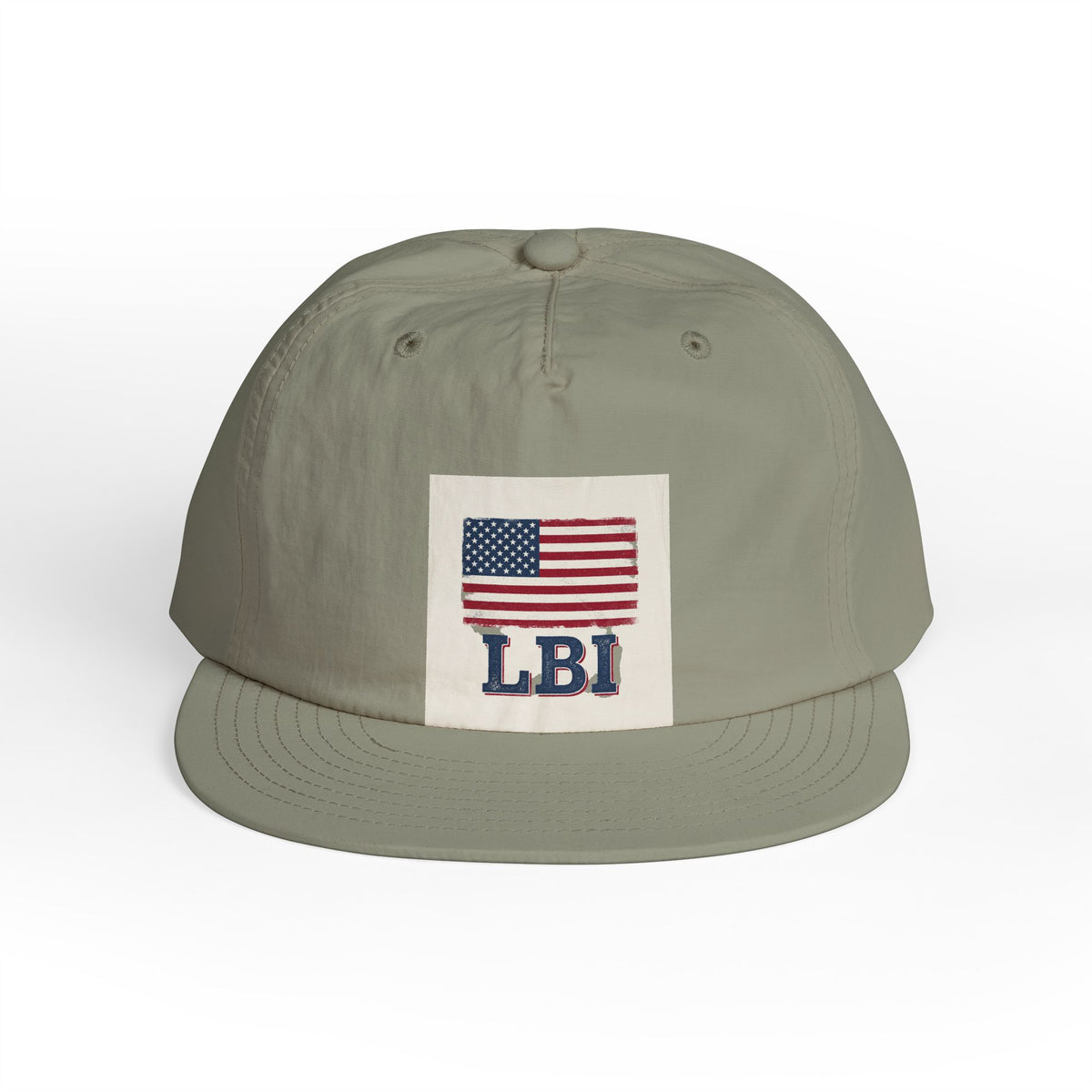 AMERICAN FLAG LBI  Embroidered Globe Baseball Hat