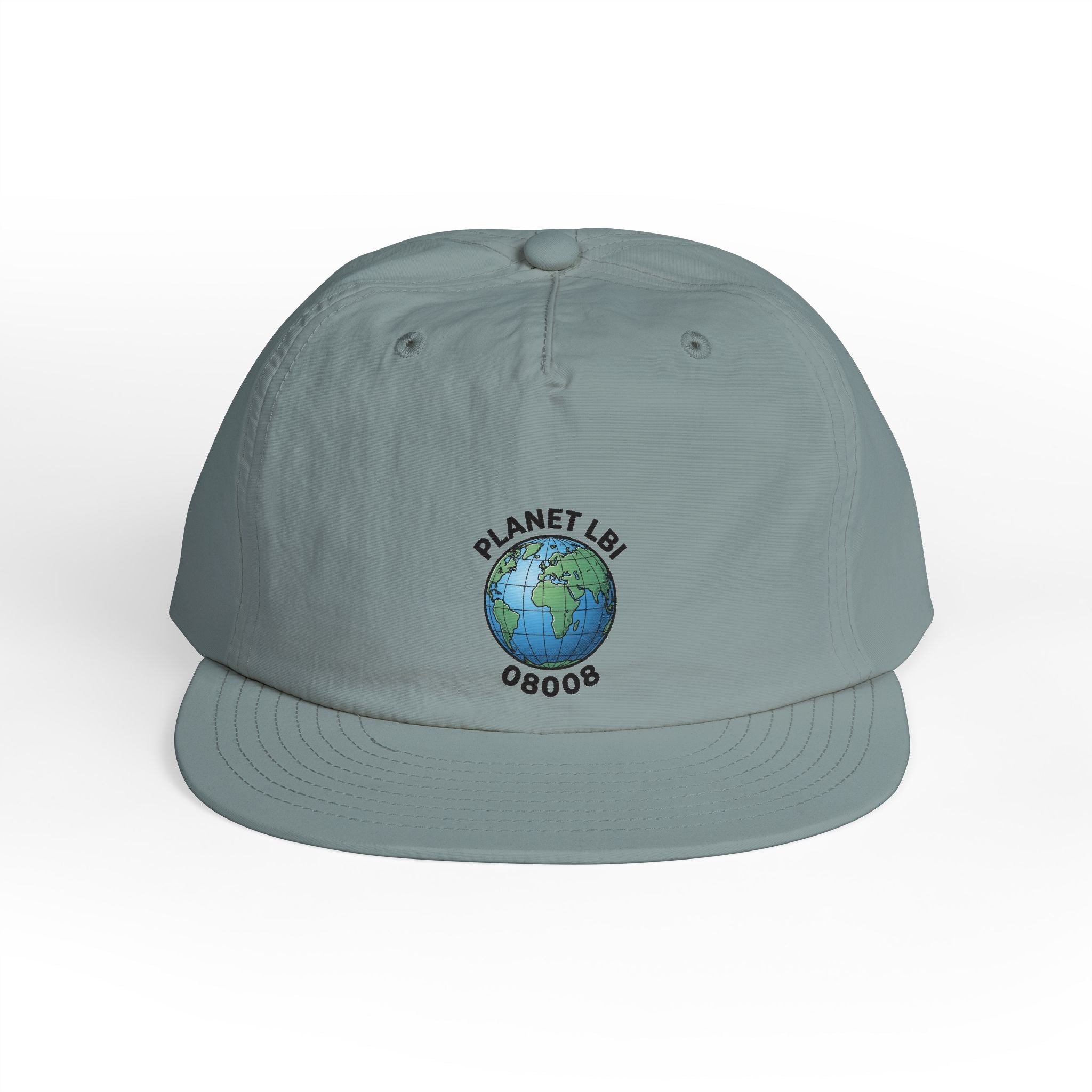 Surf Cap — 'Planet LBI ' Embroidered Globe Baseball Hat