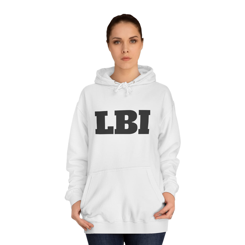 LBI College Hoodie — Classic Campus Lettering Pullover