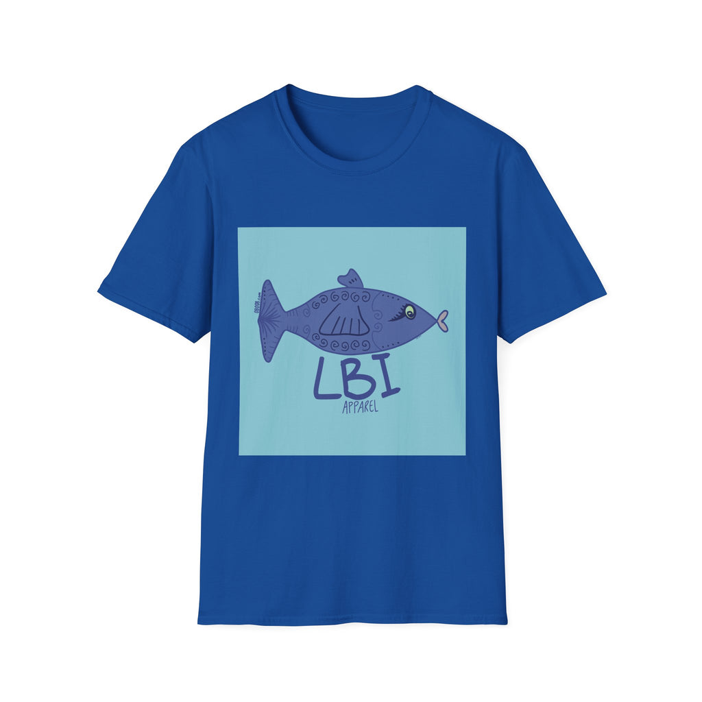 LBI Apparel T-Shirt — Beachy Fish Graphic Tee (a)