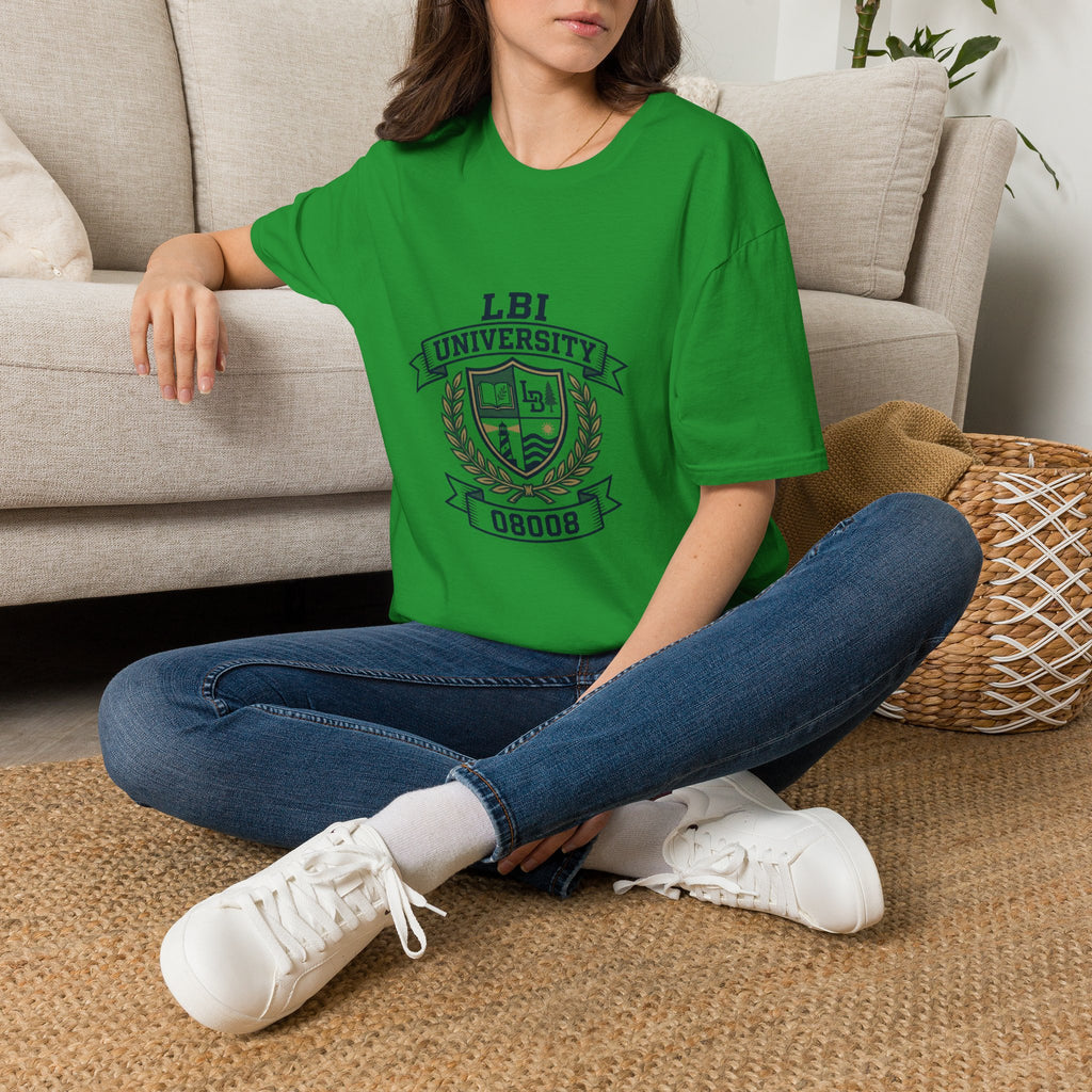 LBI UNIVERSITY 08008 T‑Shirt Trademarked