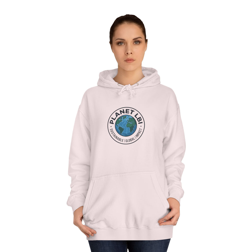 Planet LBI Hoodie — Earth Graphic Eco-Friendly Sweatshirt