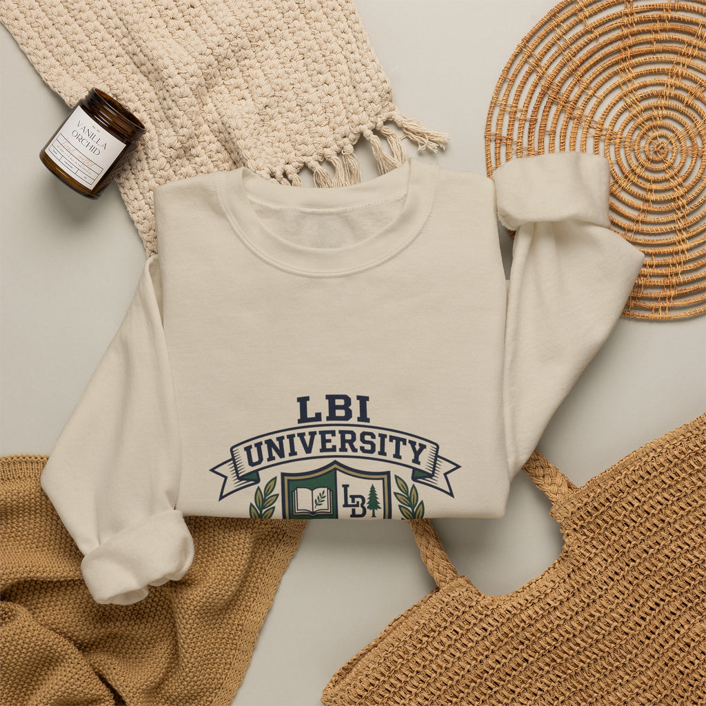 Trademarked: LBI UNIVERSITY Crewneck Sweatshirt