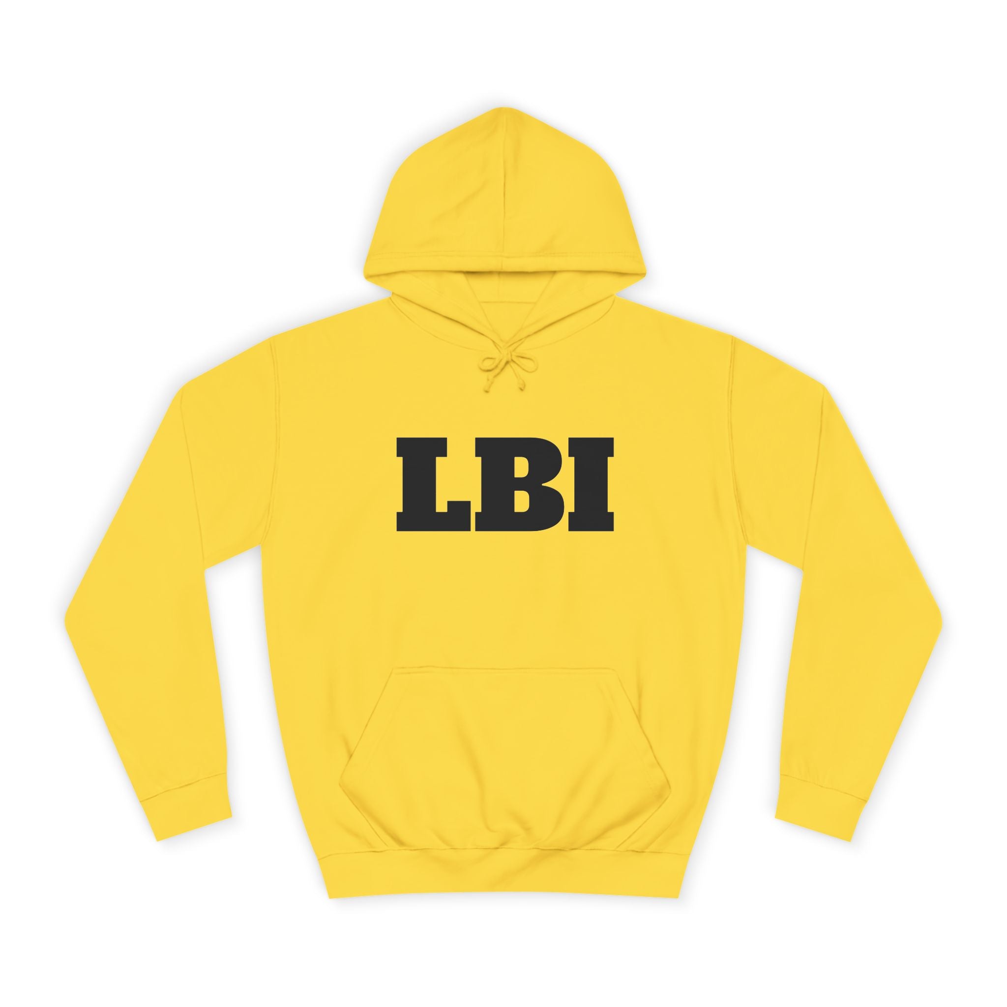 LBI College Hoodie — Classic Campus Lettering Pullover
