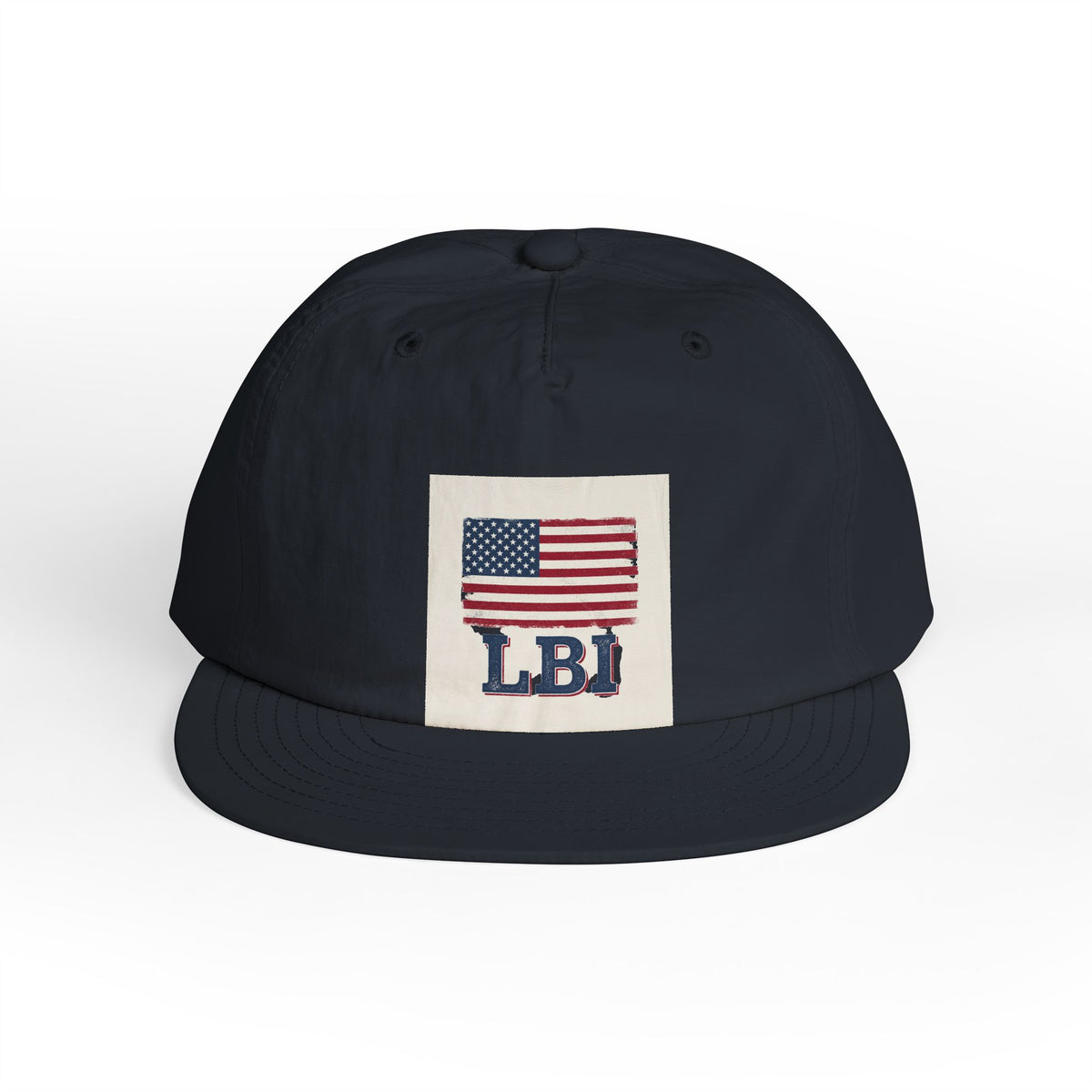 AMERICAN FLAG LBI  Embroidered Globe Baseball Hat