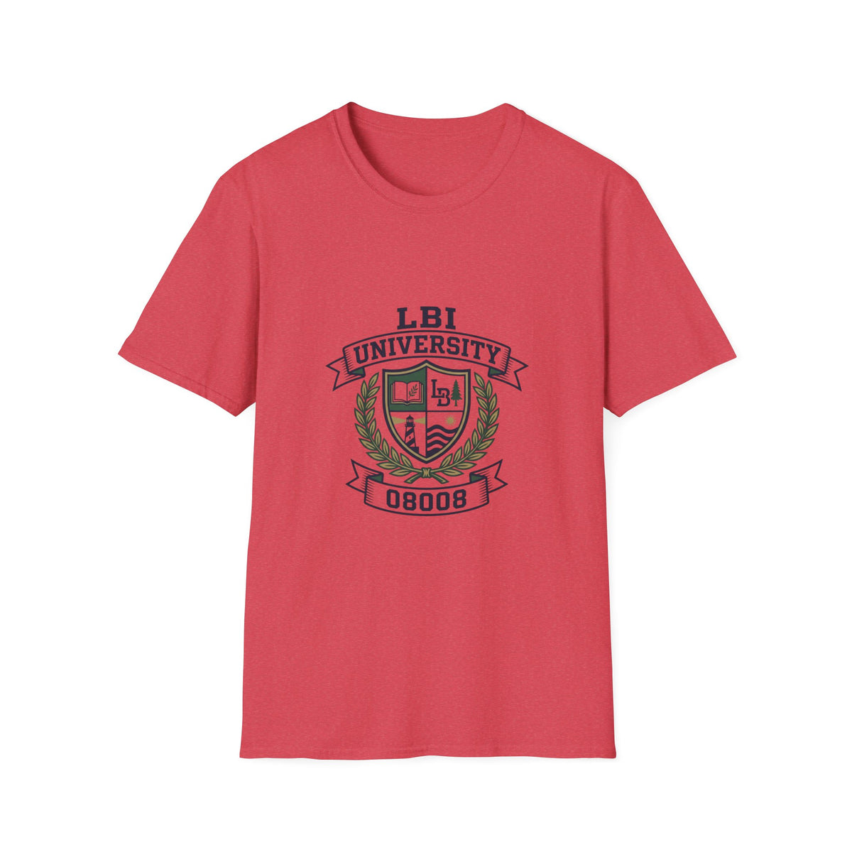 LBI UNIVERSITY 08008 T‑Shirt Trademarked