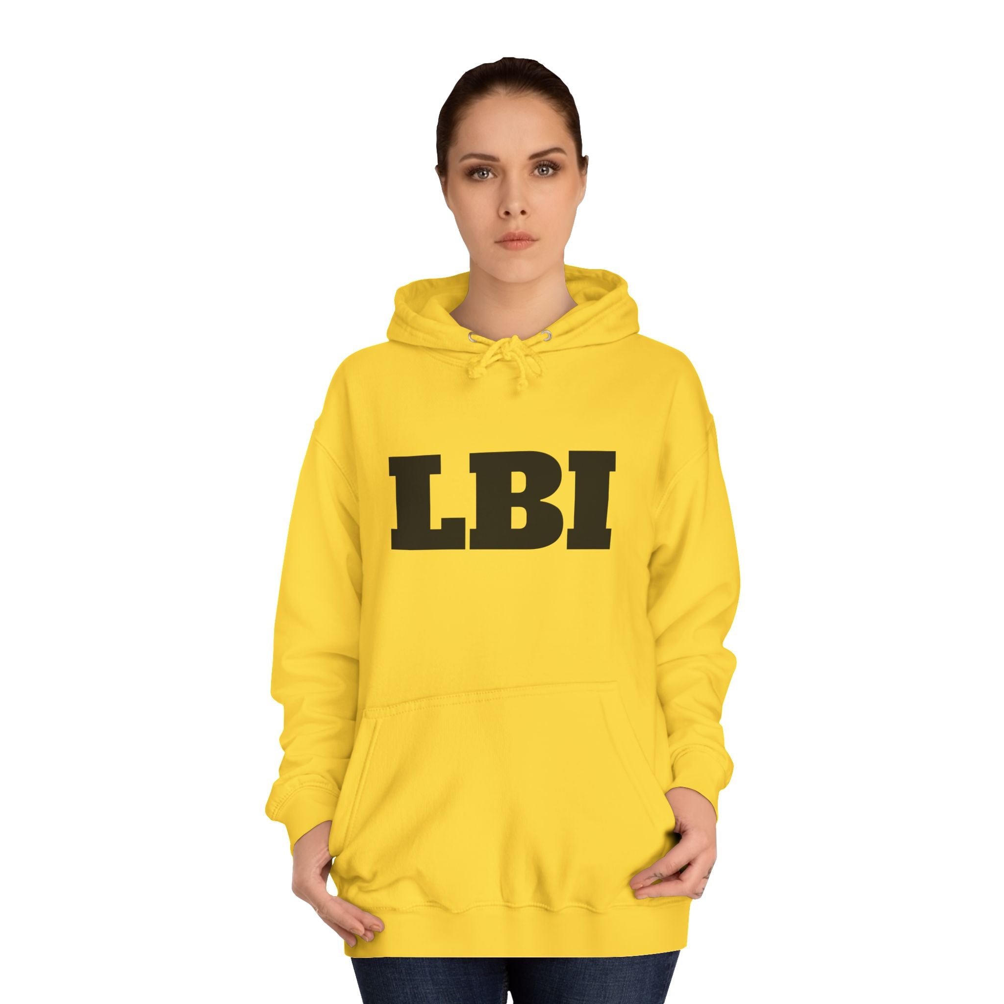 LBI College Hoodie — Classic Campus Lettering Pullover