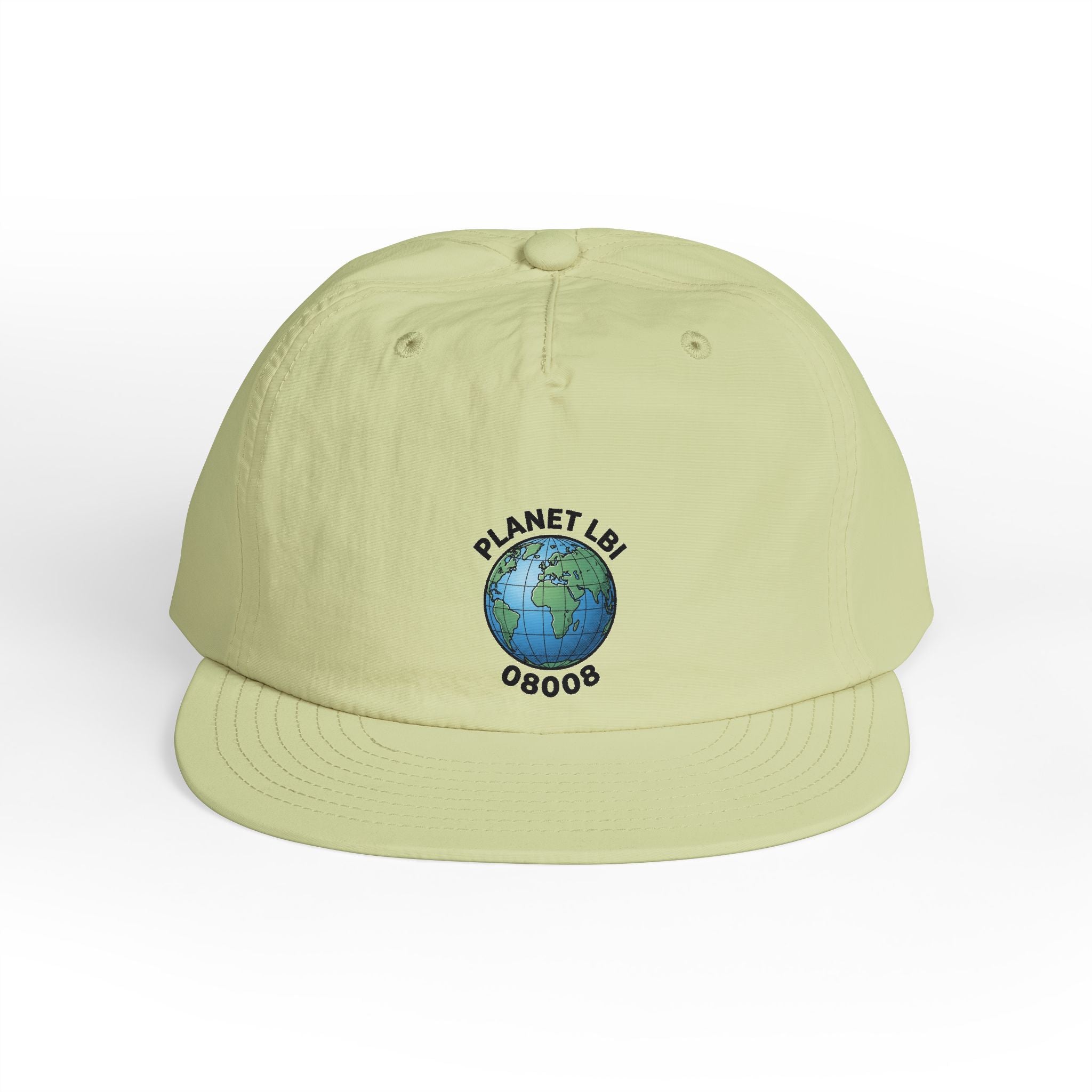 Surf Cap — 'Planet LBI ' Embroidered Globe Baseball Hat