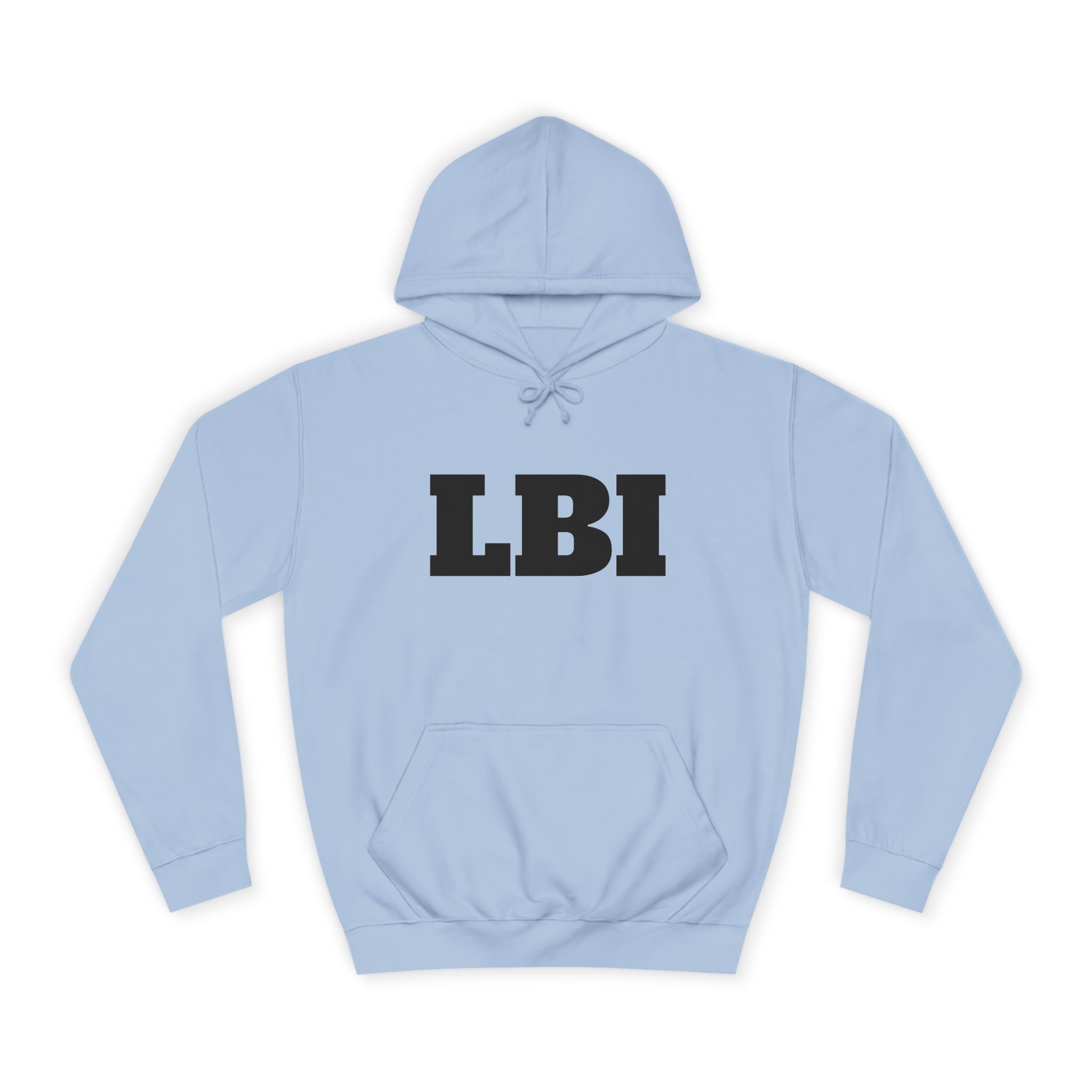 LBI College Hoodie — Classic Campus Lettering Pullover