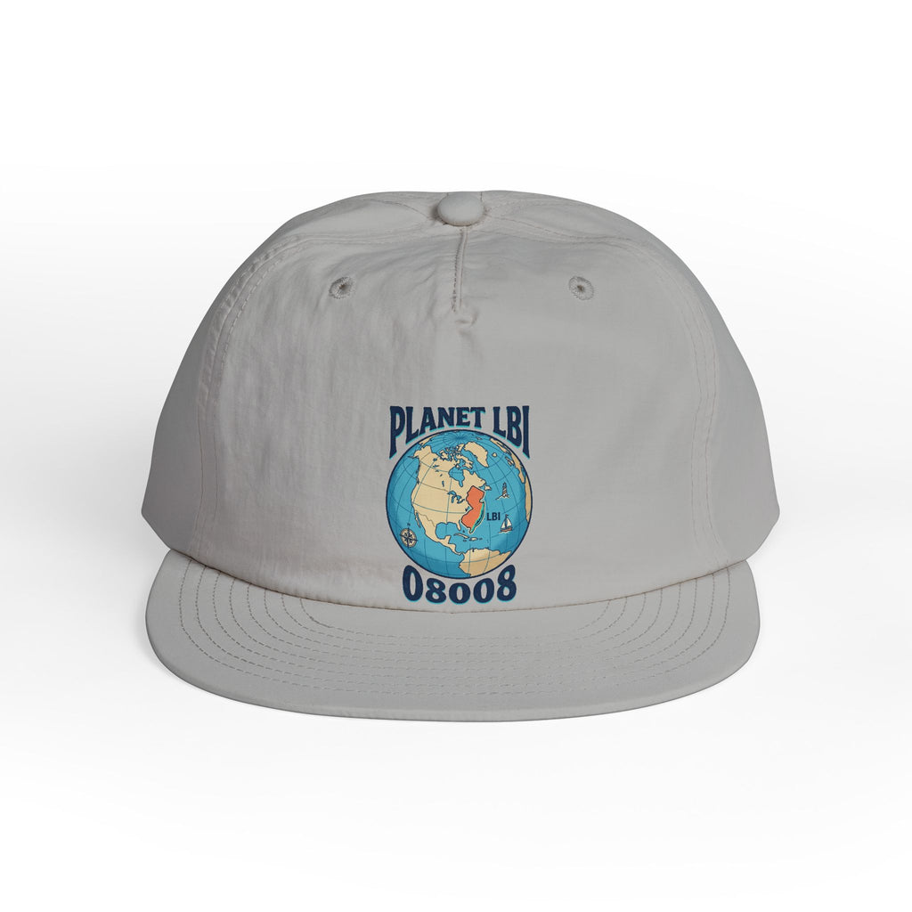 Planet LBI 08008 NJ Embroidered Globe Baseball Hat