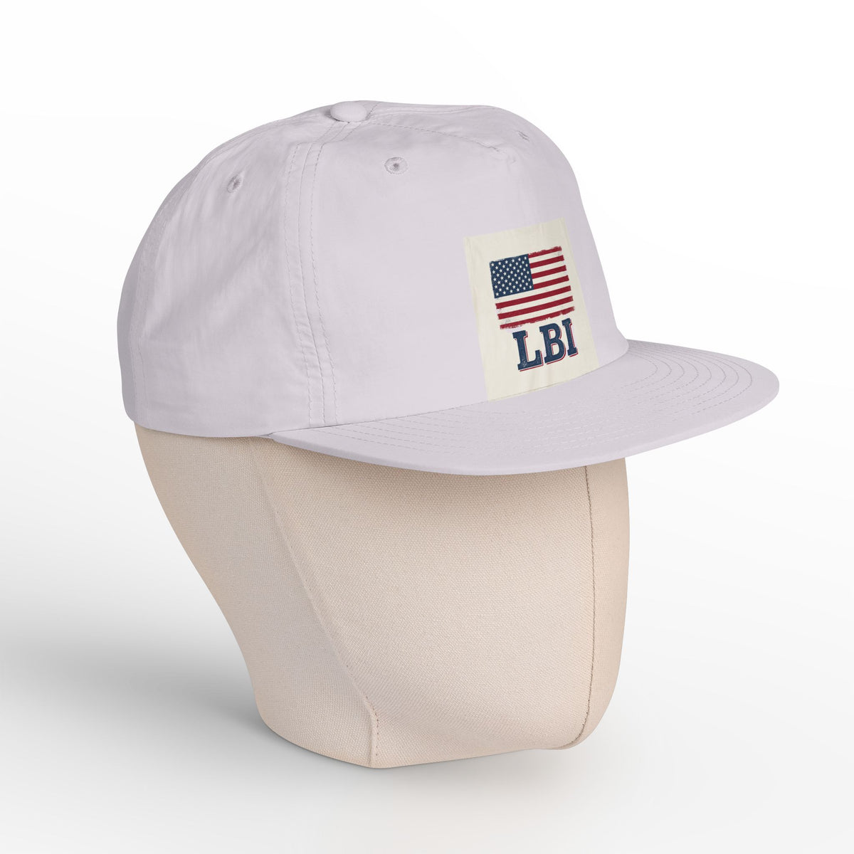 AMERICAN FLAG LBI  Embroidered Globe Baseball Hat