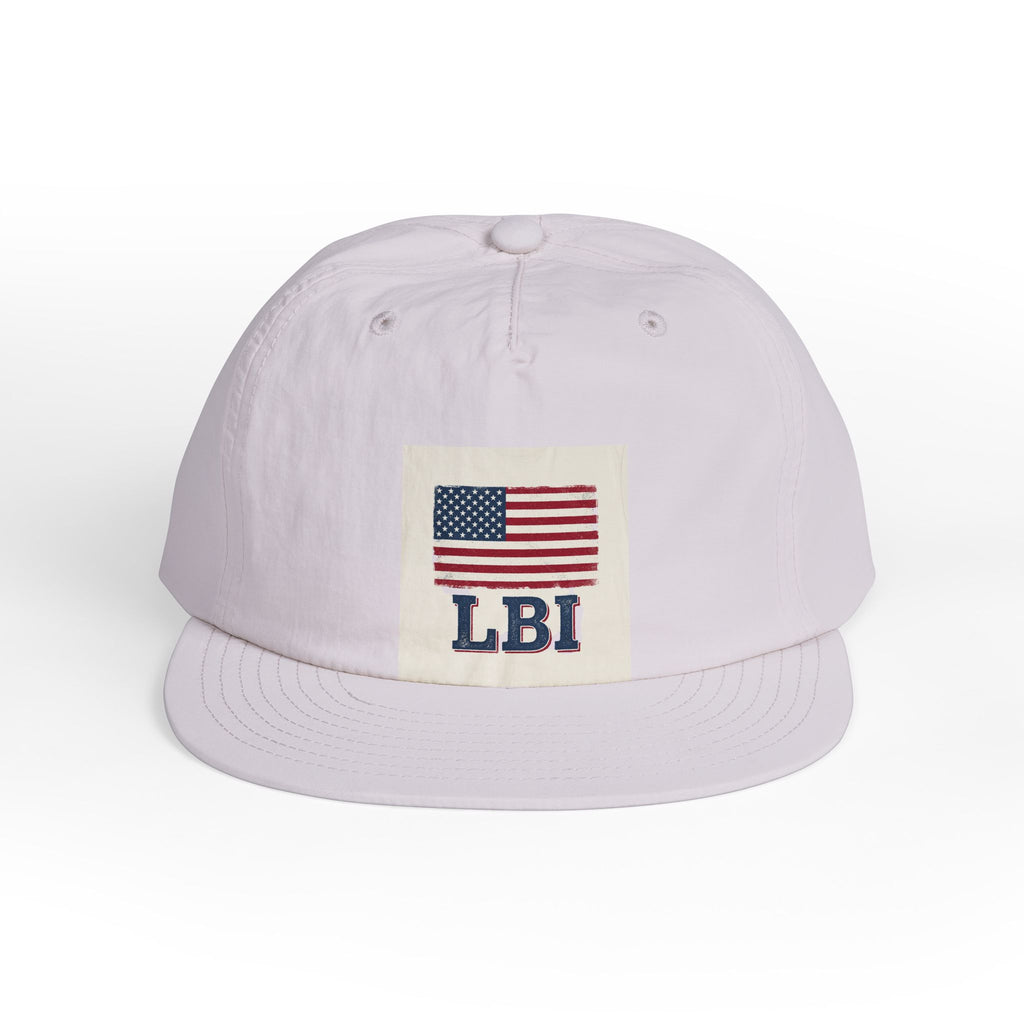 AMERICAN FLAG LBI  Embroidered Globe Baseball Hat