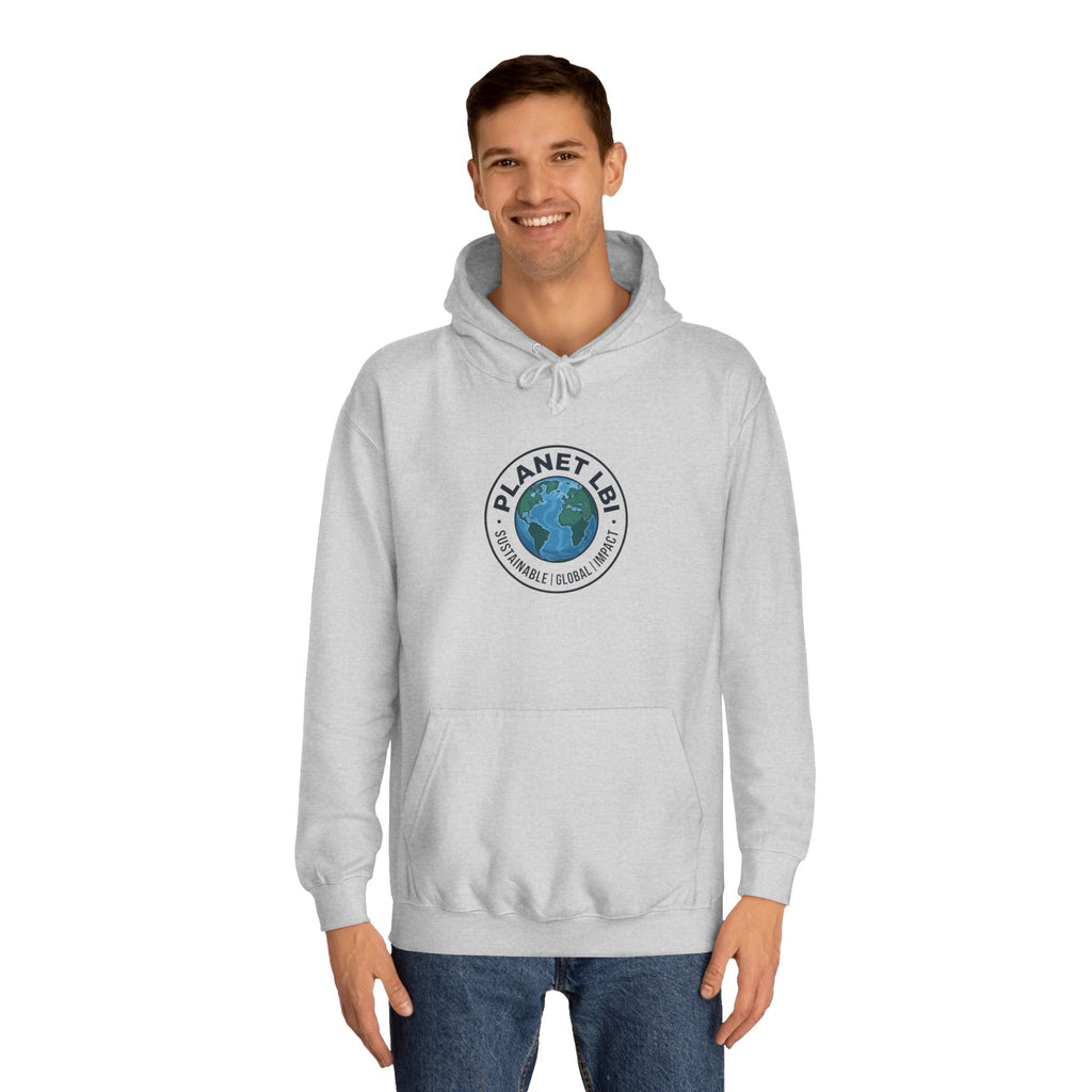 Planet LBI Hoodie — Earth Graphic Eco-Friendly Sweatshirt