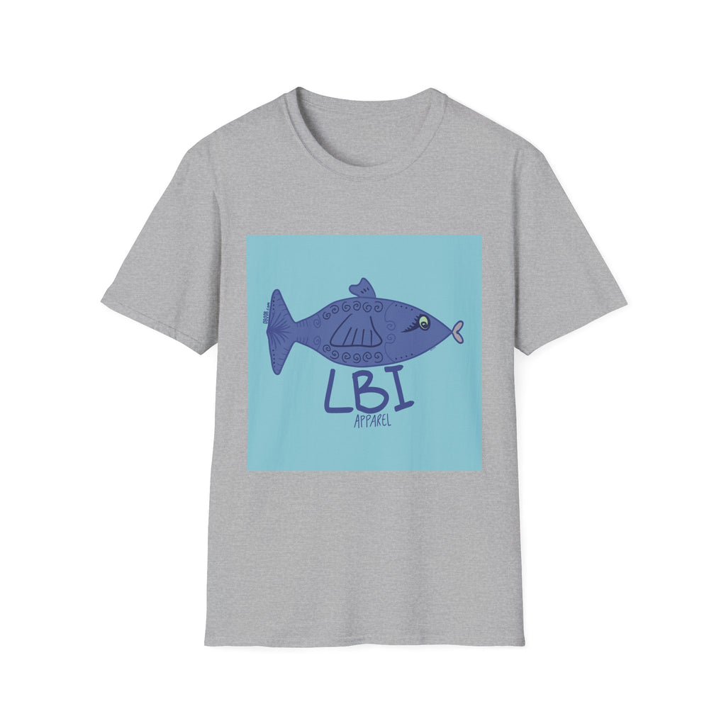 LBI Apparel T-Shirt — Beachy Fish Graphic Tee (a)