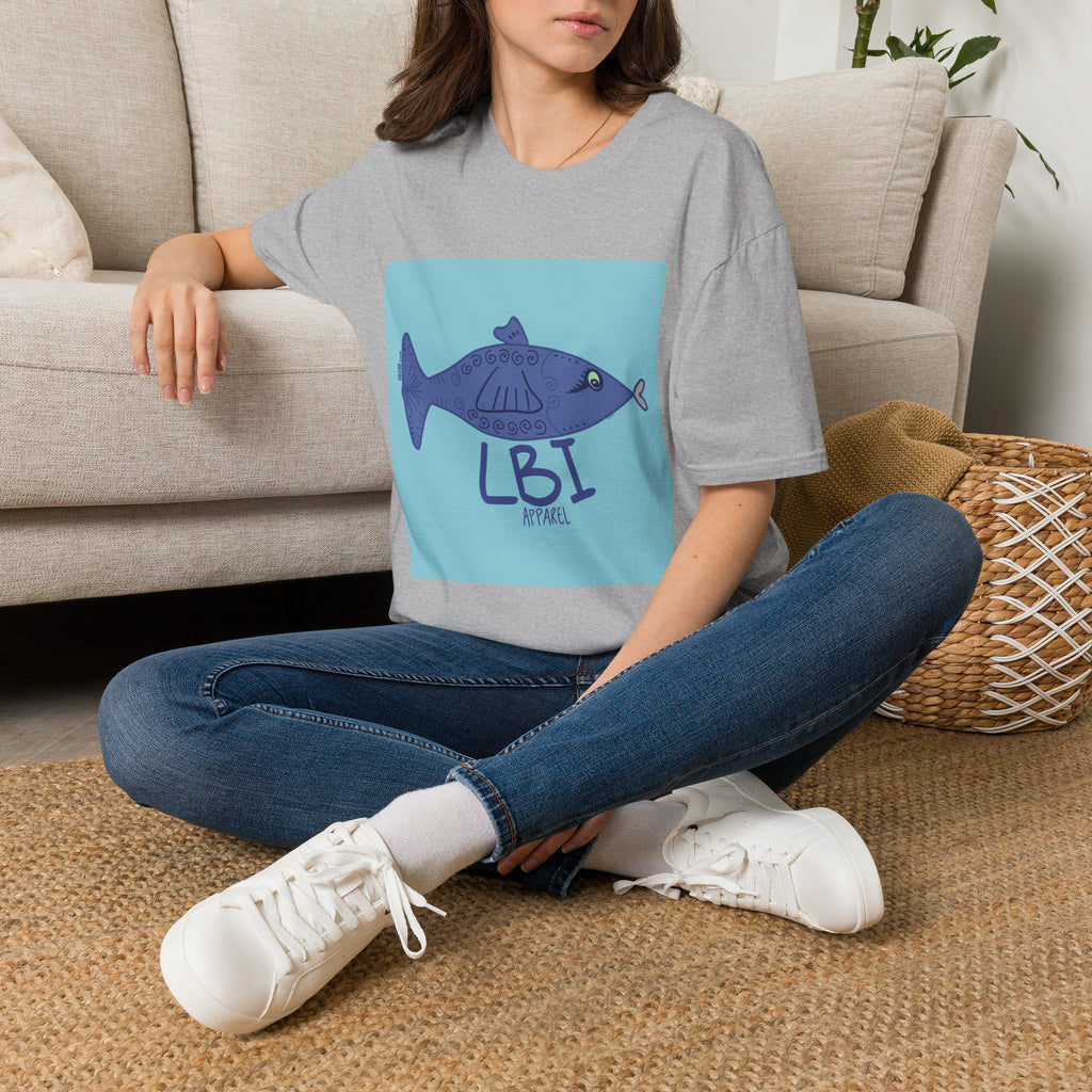 LBI Apparel T-Shirt — Beachy Fish Graphic Tee (a)