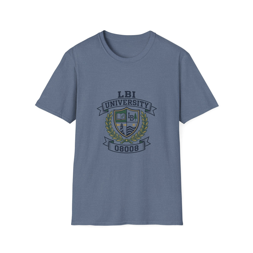 LBI UNIVERSITY 08008 T‑Shirt Trademarked
